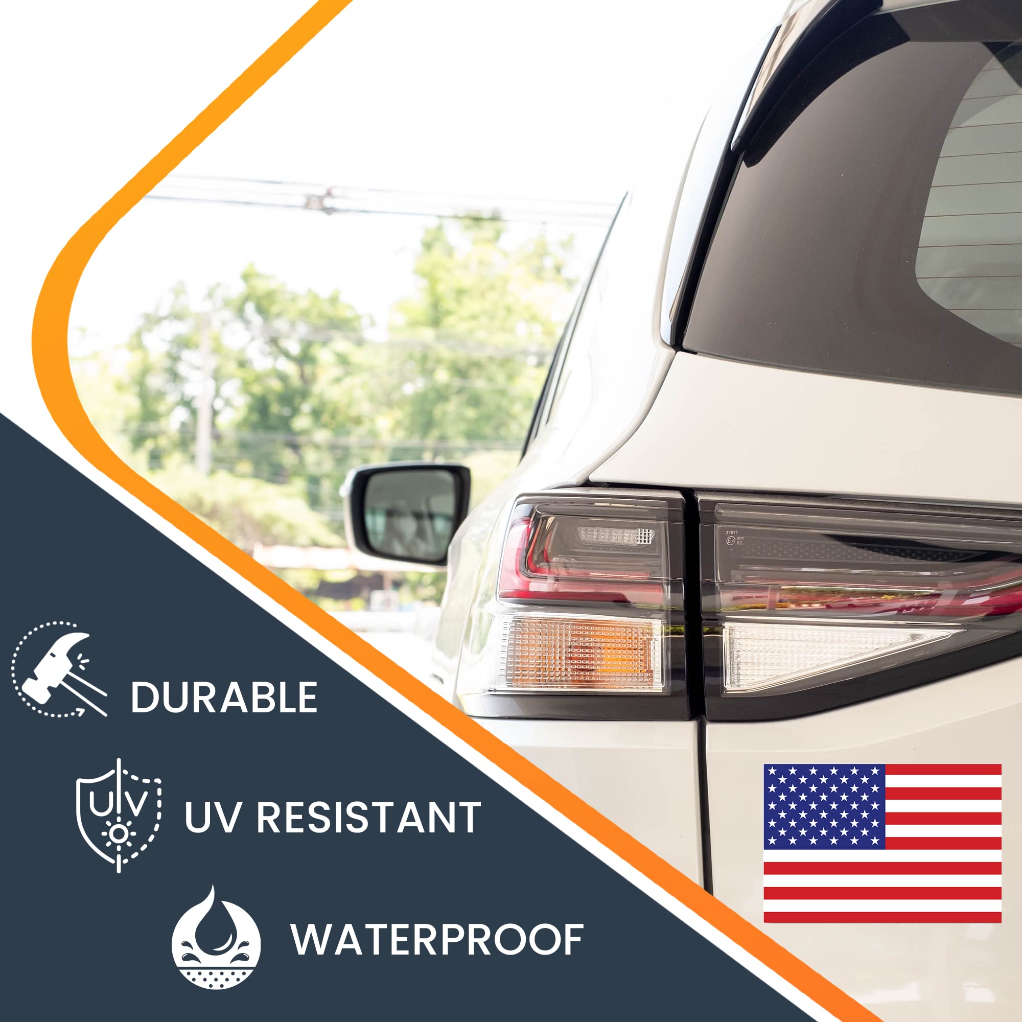 Magnet Me Up American Flag Magnet Decal, 4X6 Inches, 5 Pack, Red White And Blue, Heavy Duty Automotive Magnet For Car Truck Suv
