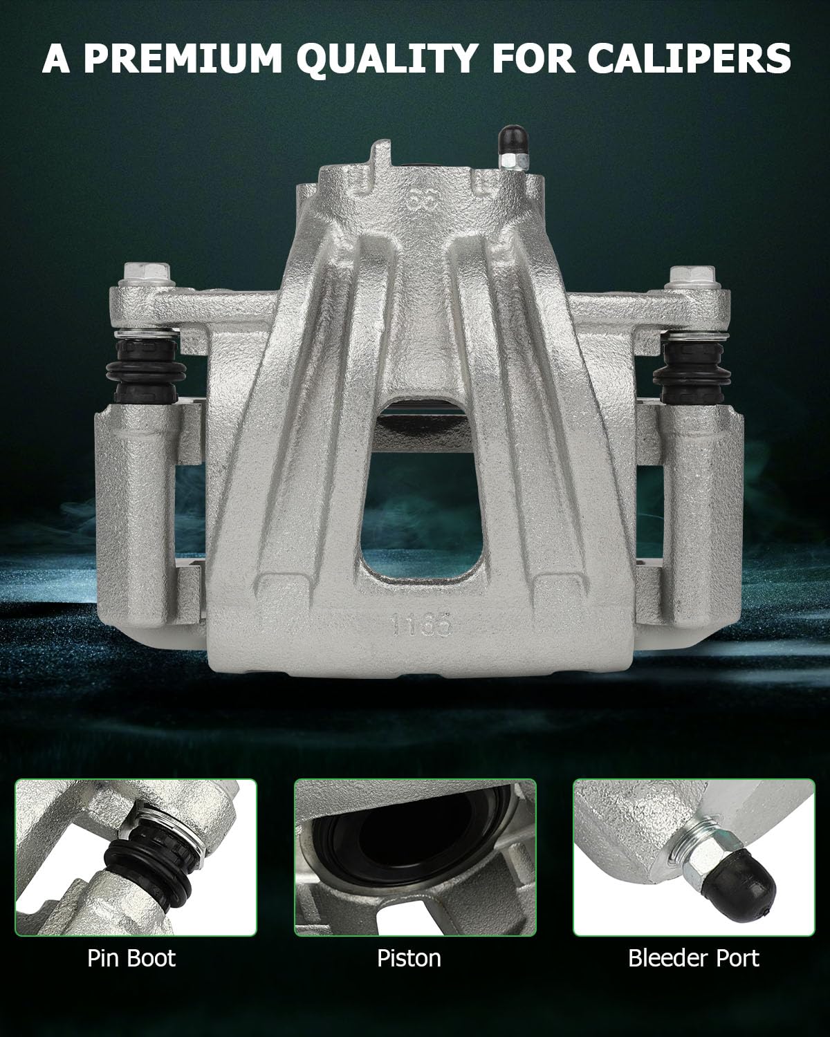 Scitoo 18B4845 18B4844 Front Left & Right Disc Brake Calipers Assembly W/Bracket For Jeep For Liberty 2002-2007