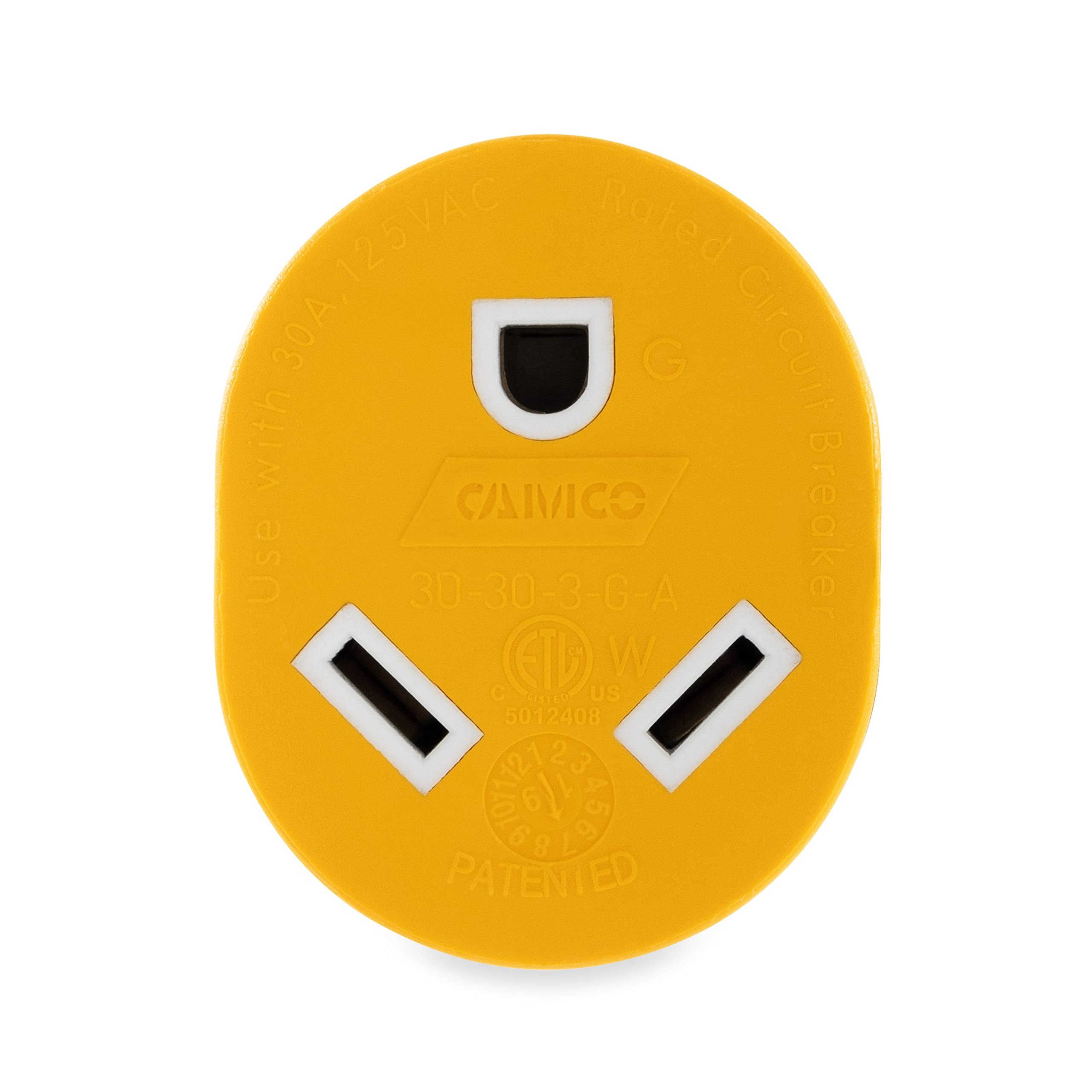 Camco 55333 3-Prong Electrical Adapter Plug