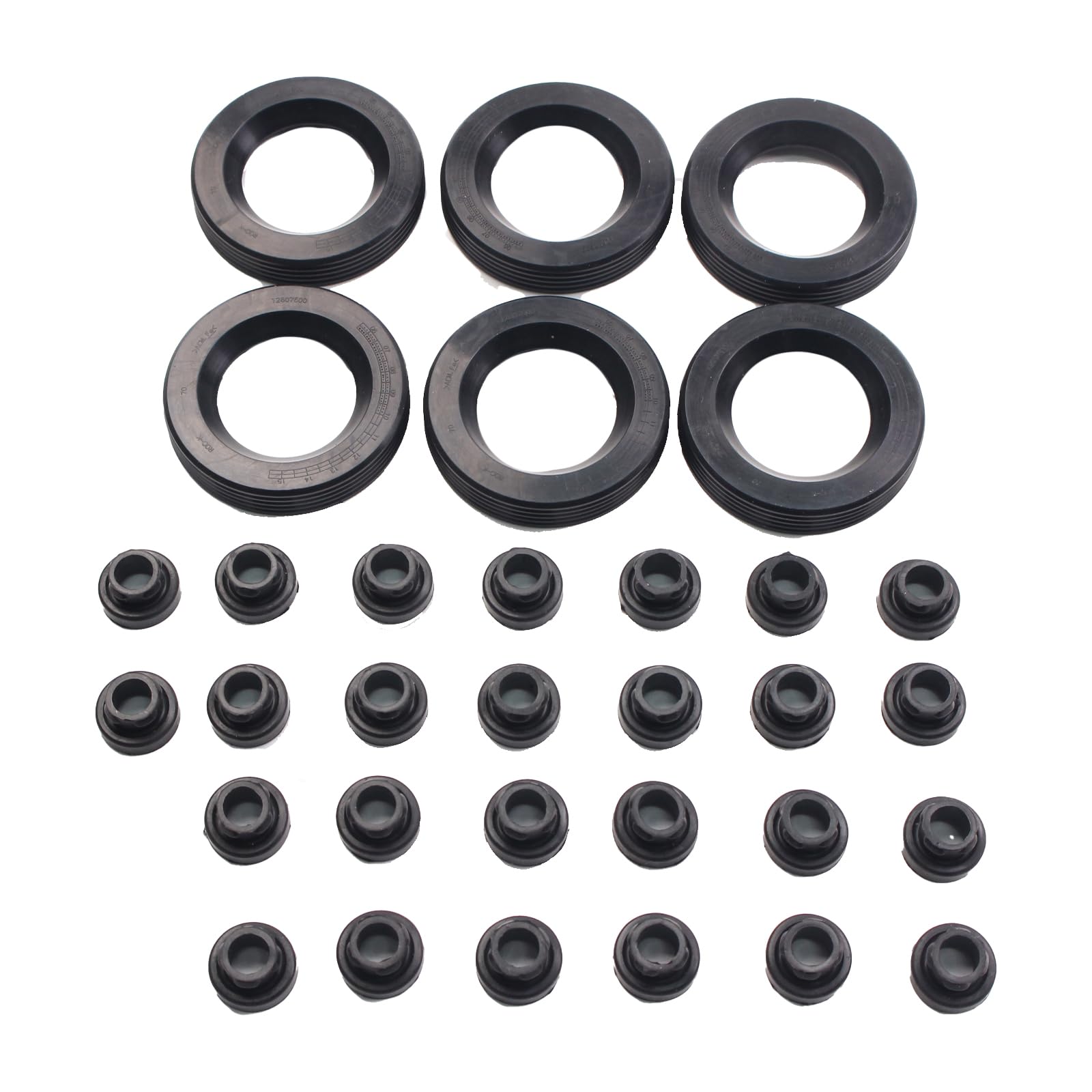 AUCERAMIC VS50808R Engine Valve Cover Gasket Set Fit for 2008-2016 Buick Enclave, Cadillac CTS XTS STS, Chevy Impala Traverse Eq