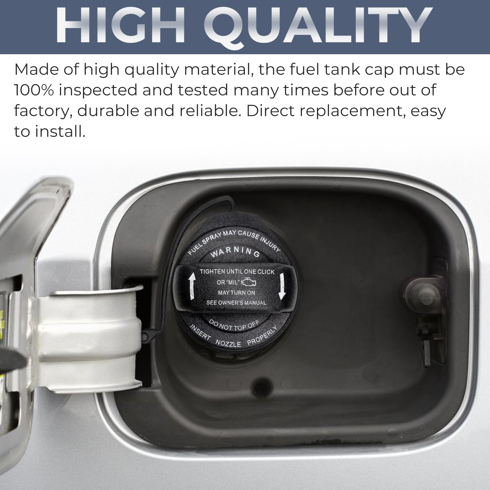 Gas Cap Fuel Cap For Audi Volkswagen, 2009-2016 A4, 2010-2014 A5,2009-2016 A4/A5 Quattro, 2009-2017 Q5, 2011-2018 A8 Quattro, 20