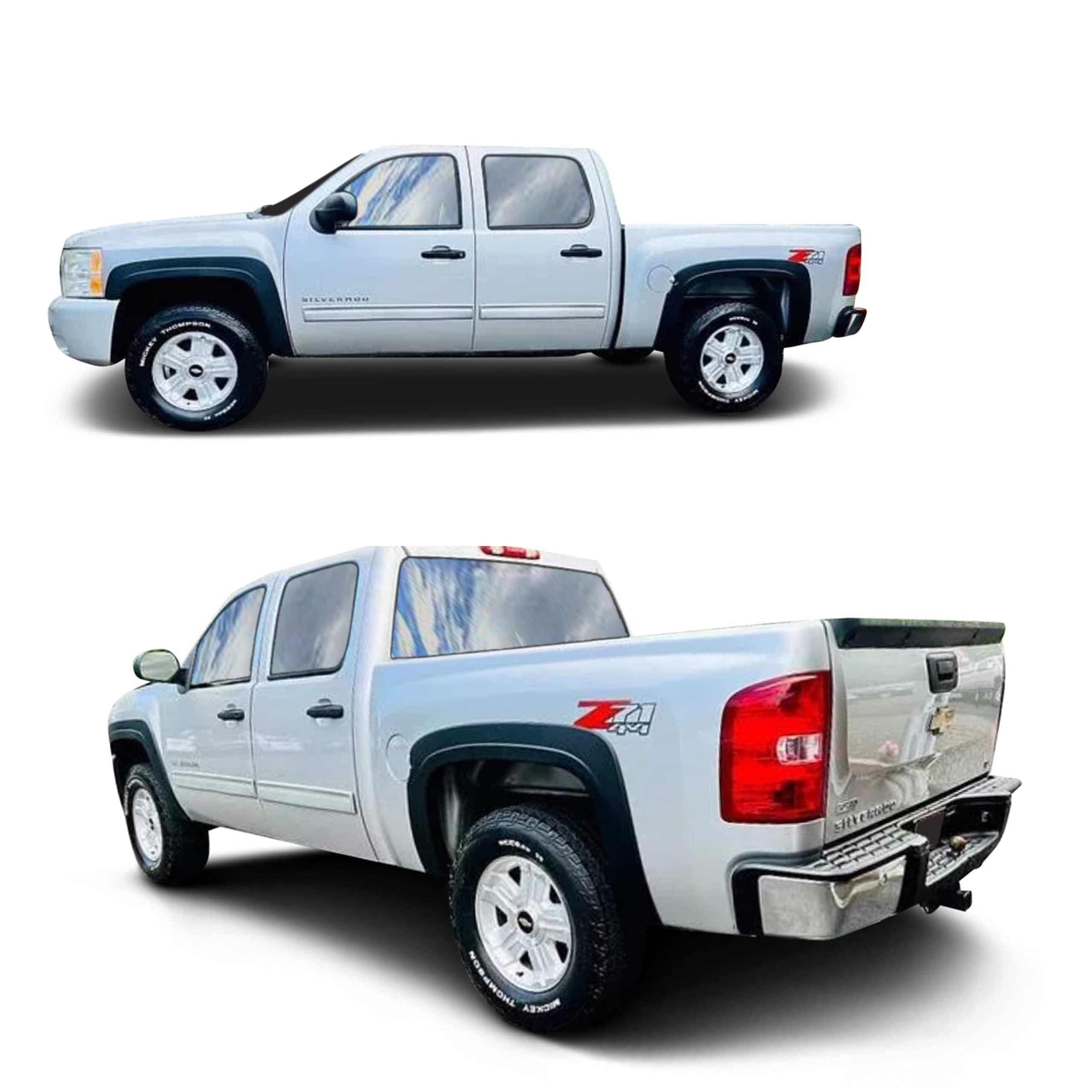 Factory/Oe Design Fender Flares For 2007-2013 Chevrolet Silverado. Set Of 4 (Short Bed (5'8') Models) | Does Not Fit Any Gmc Trucks