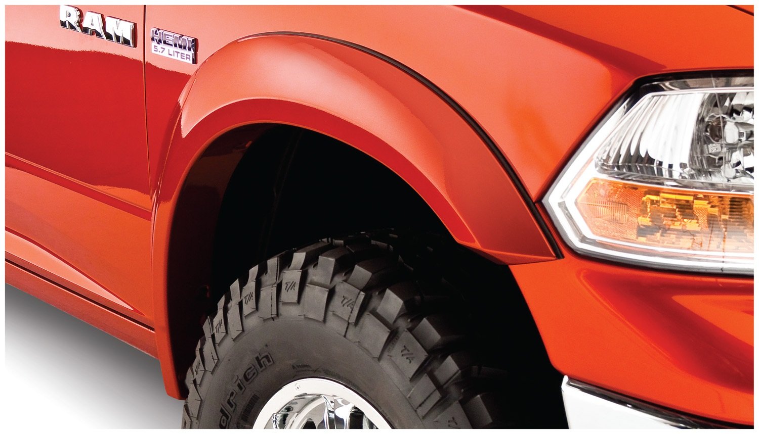 Bushwacker 50914-02 Extend-A-Fender Fender Flares 4Pc. Set Fits 2009-2021 (Classic) Ram 1500 (Excludes R/T & Rebel)