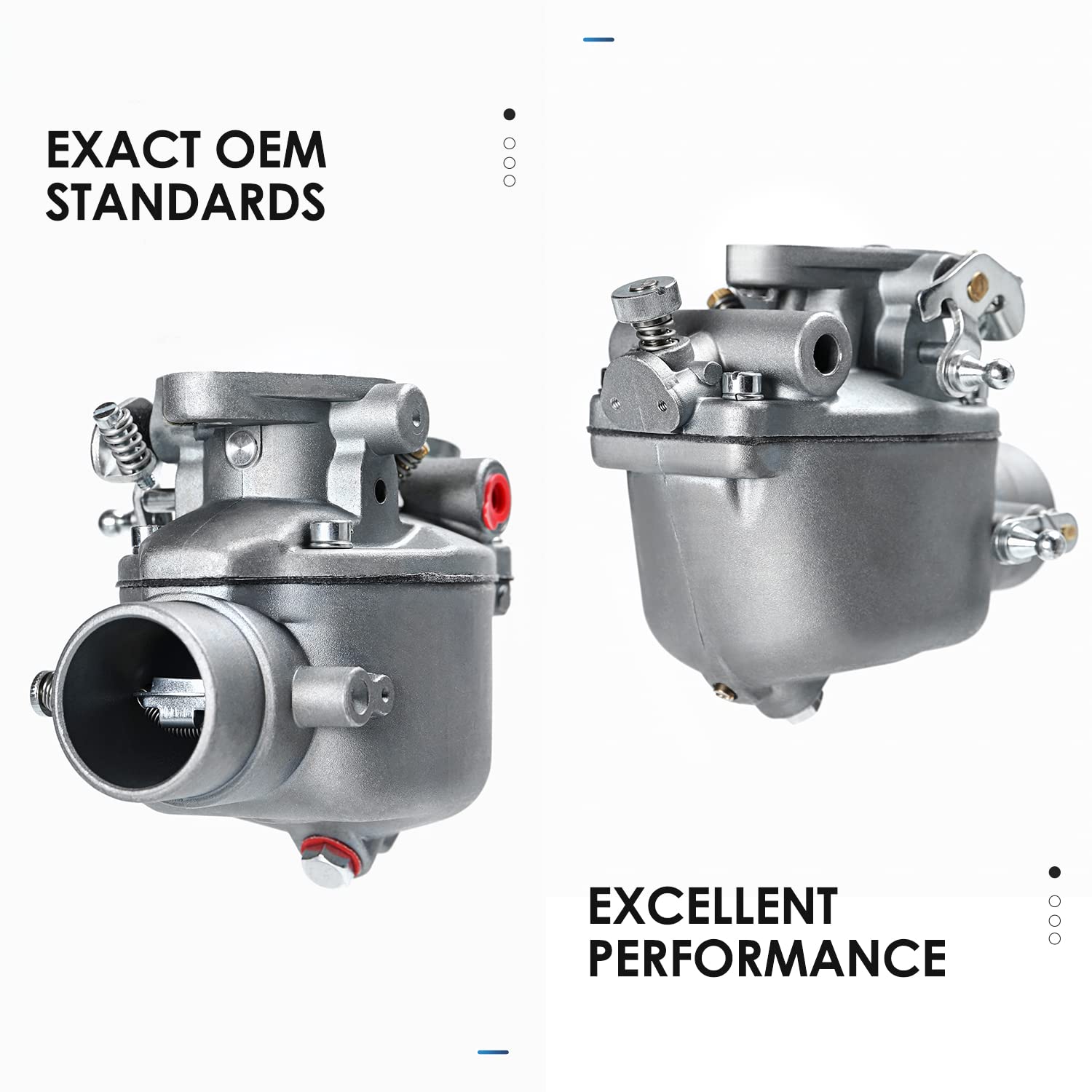 8N9510C-Hd Marvel Schebler Carburetor Fits For Ford Tractor 2N 8N 9N 1939-1952 Tsx33 Tsx241A Tsx241B Tsx241C Replaces B3Nn9510A 8N9510C 9N9510A Carb