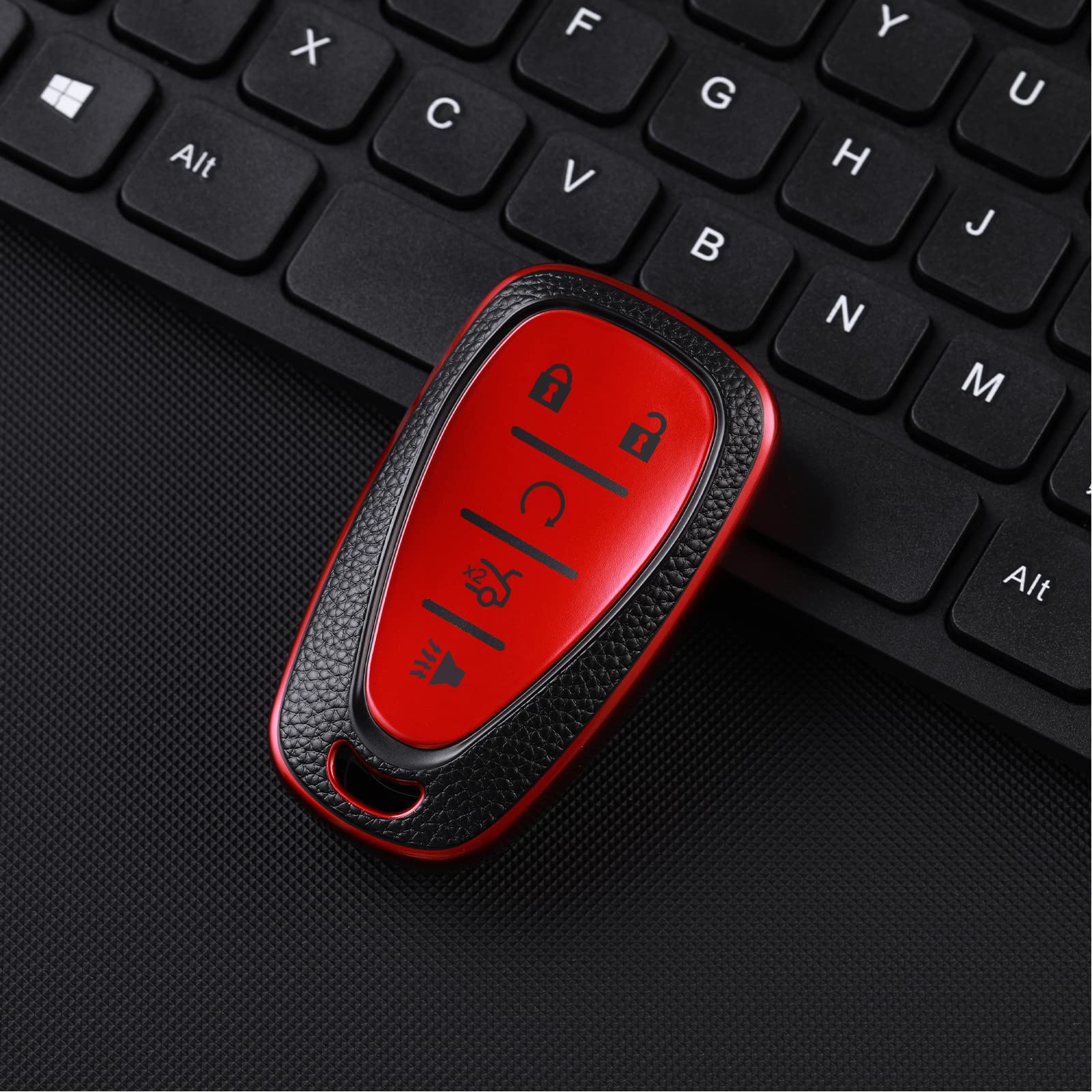 Elohei For Chevy Key Fob Cover Case Tpu Protector Holder For Chevrolet 2020 2019 2018 2017 2016 Chevy Malibu Camaro Cruze Trailb