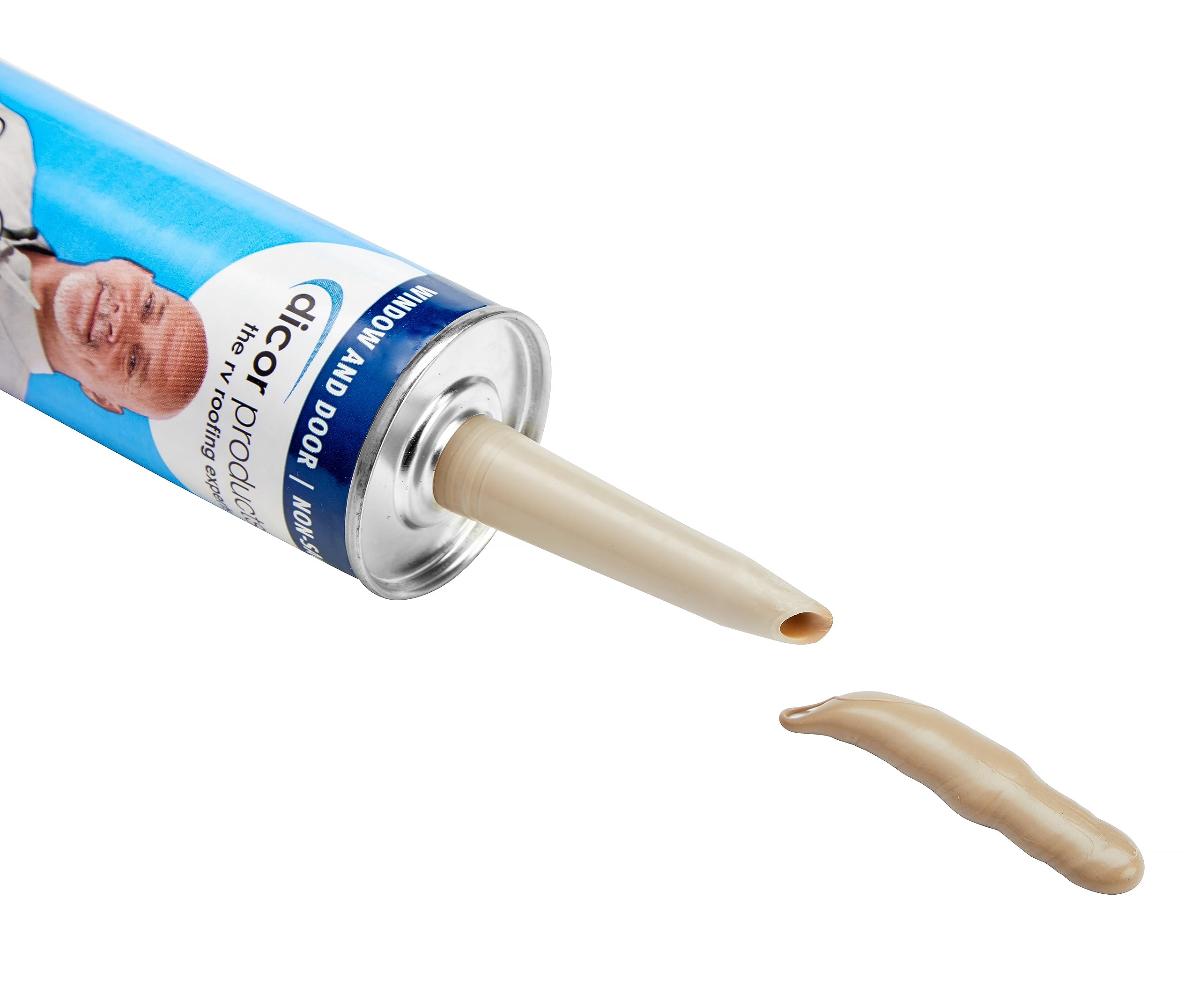 Dicor 351Cst-1 Haps-Free Tan Cap Sealant For Rv Window And Door Maintenance