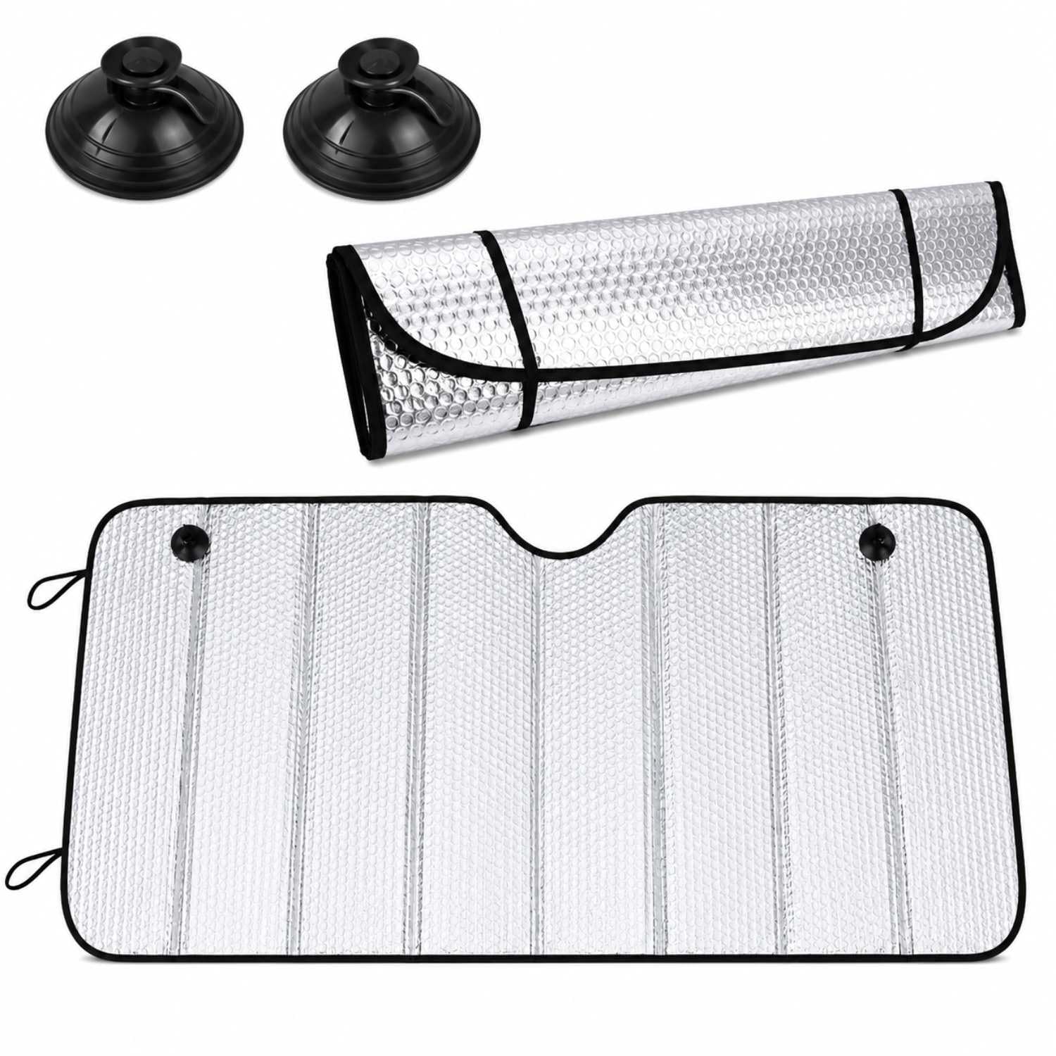 Car Front Windshield Sun Shade Foldable Reflective Silver for XL6 2022