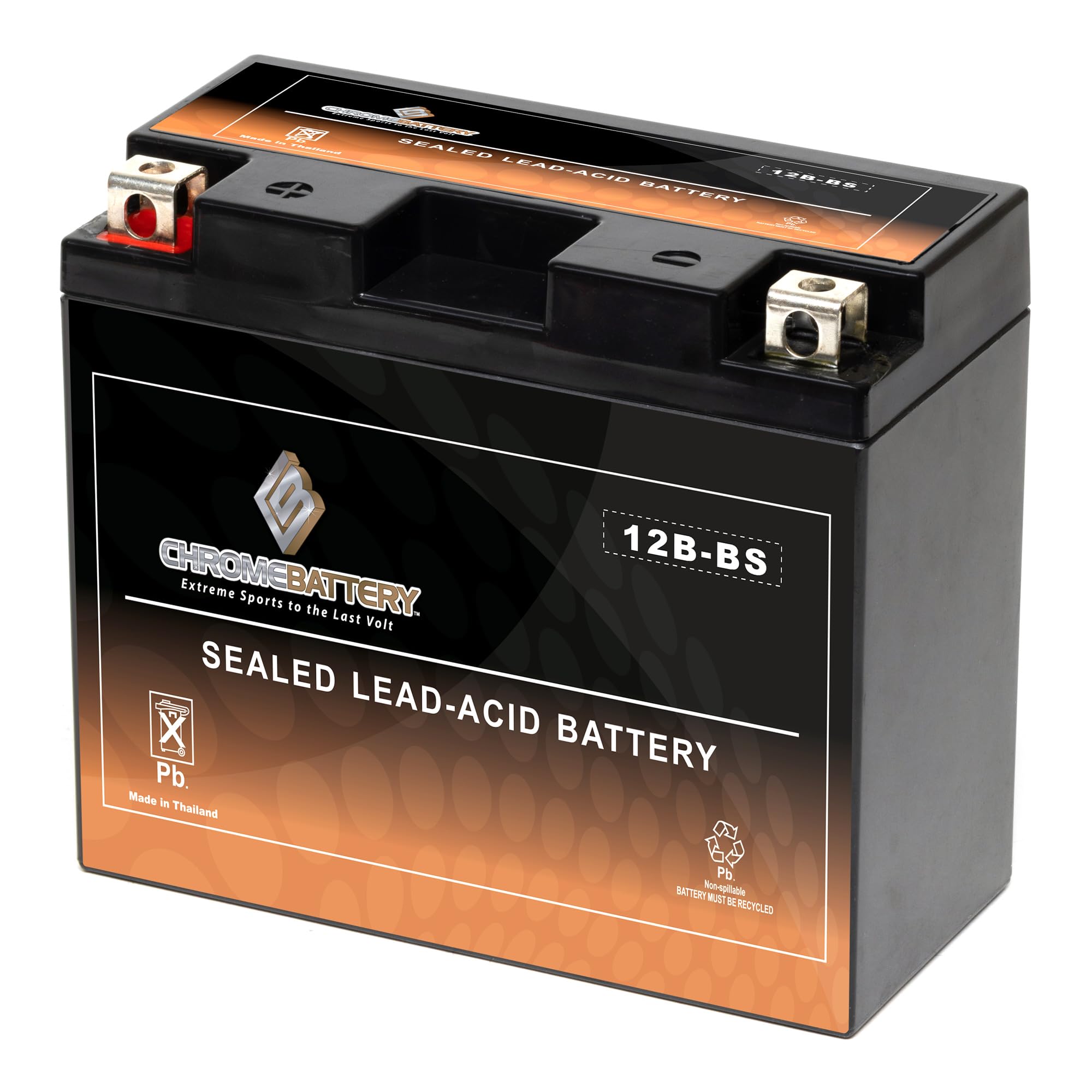 Cb Chromebattery Yt12B-Bs High Performance - Maintenance Free - Sealed Agm Motorcycle Battery