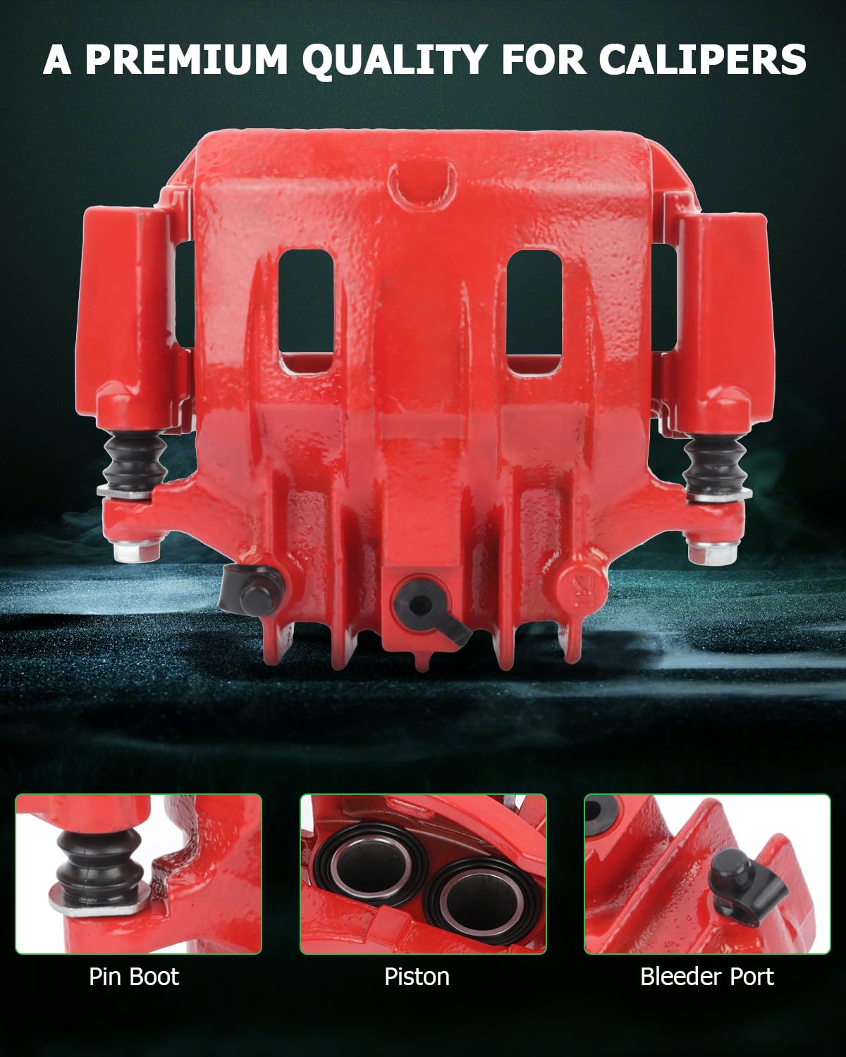 Scitoo 18-B4752 Rear Right Disc Brake Caliper Assembly W/Bracket For Ford For Excursion 2000-2005,For Ford For F-250 Super Duty