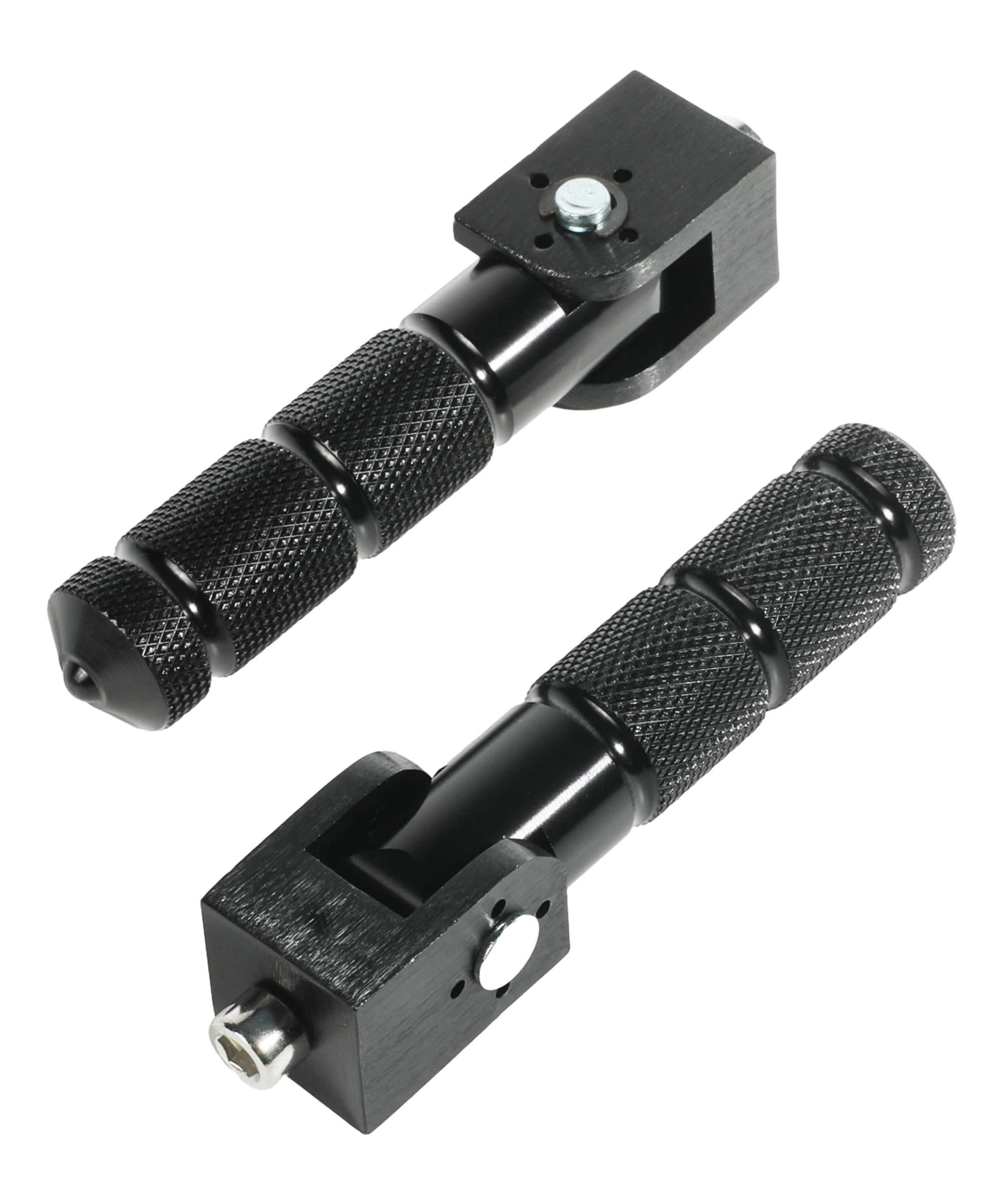 Racoona Foot Pegs,Bike Pegs,Foldable Motorcycle Foot Pegs,Car Accessories 8Mm Motorcycle Pegs,90 Degree Fixed Folding Passenger Pedal,Universal Footpeg Aluminum Pedals For Electric Motor Bicycle Atv