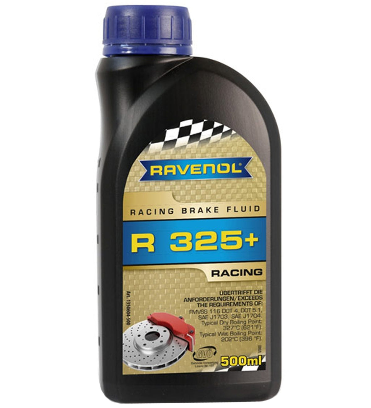 Ravenol J3A1033 Racing Brake Fluid - R325+ Exceeds Dot 4 & 5.1 Spec (500 Ml)
