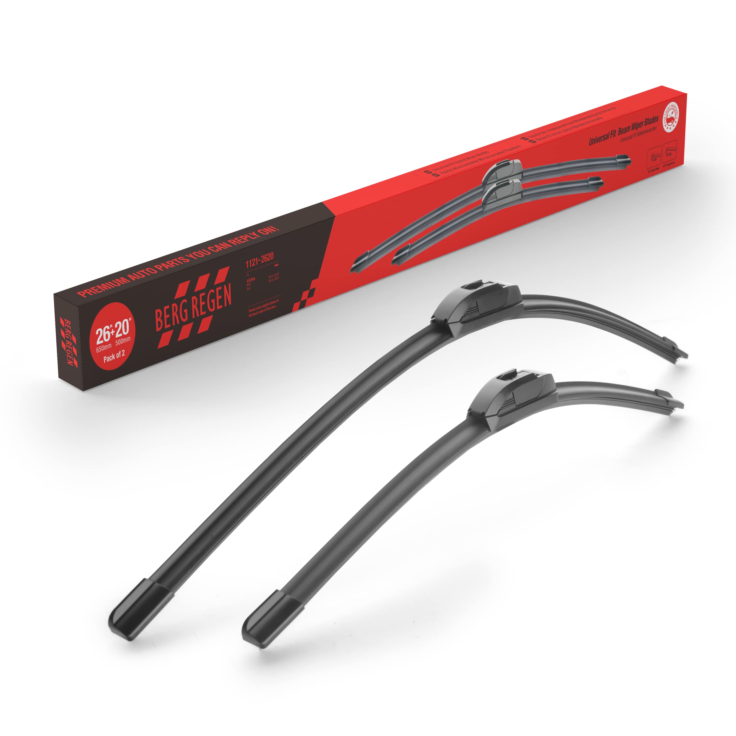 Oem Quality Performance Premium Windshield Wiper Blades 24 And 19,All-Season Auto Replacement Wiper Blades,Fit Chevrolet Malibu 