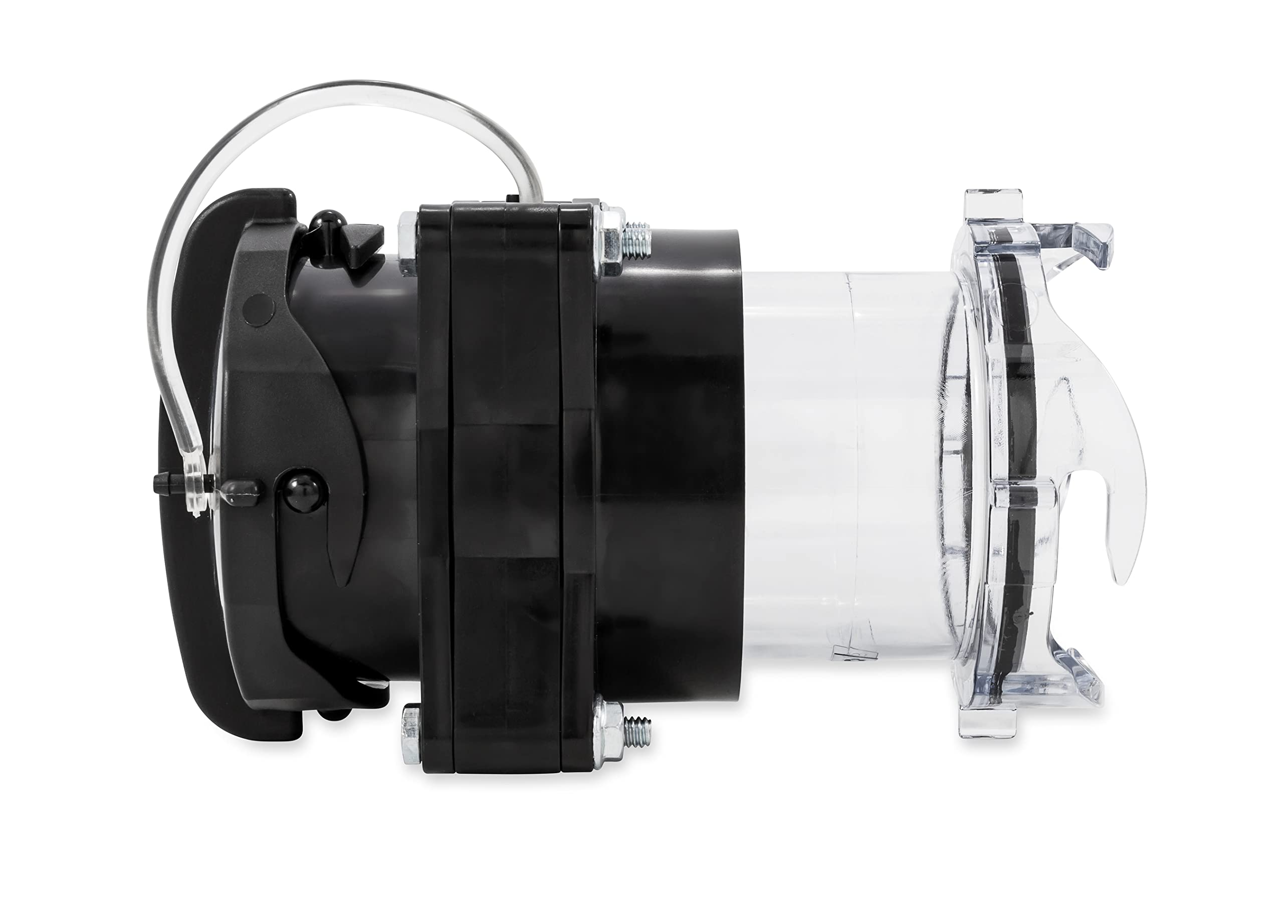 Camco Camper/Rv Gate Valve With Built-In Clear Adapter | Features 3.5-Inch Long Clear Adapter, 4 Bayonet Prongs, And Fits 3-Inch