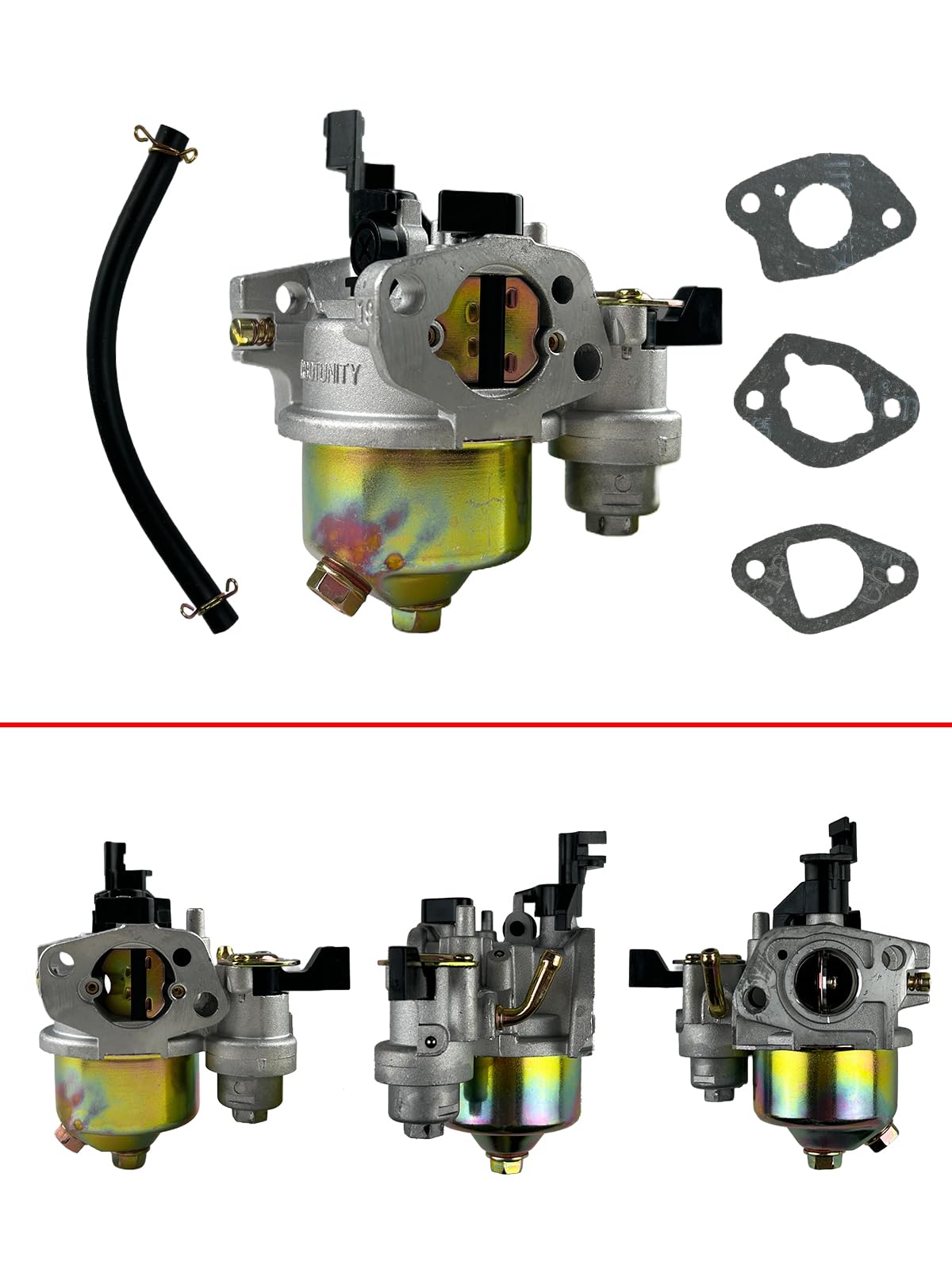 TURBOTUNITY 196cc 212cc Carburetor for Honda gx160 gx200 5.5HP 6.5HP Coleman Ct200u ex Bt200x Kt196 Predator 212 224 Baja Mb165