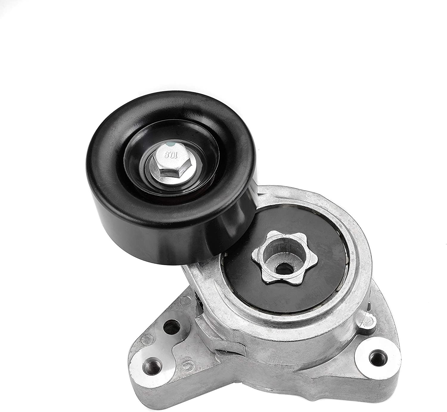 [For L4]Doiplent 38278 Belt Tensioner w/Pulley Assembly for Honda Accord 2003-2007 Civic 2006-2015 CR-V 2002-2014 Element 2003-2