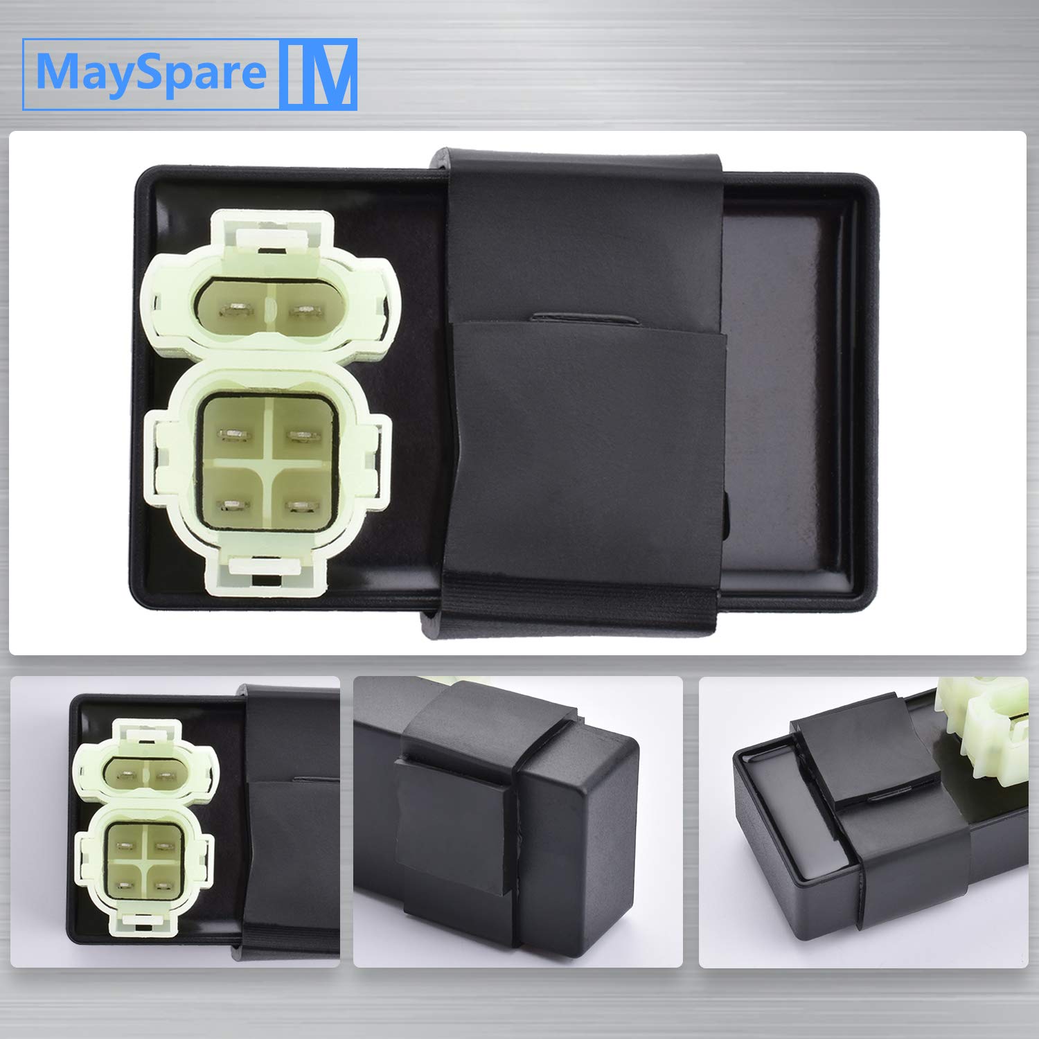 Mayspare 6 Pin Ac Cdi Box For Gy6 50Cc 125Cc 150Cc Atv Taotao Roketa Sunl Lance Scooter Moped Go Kart