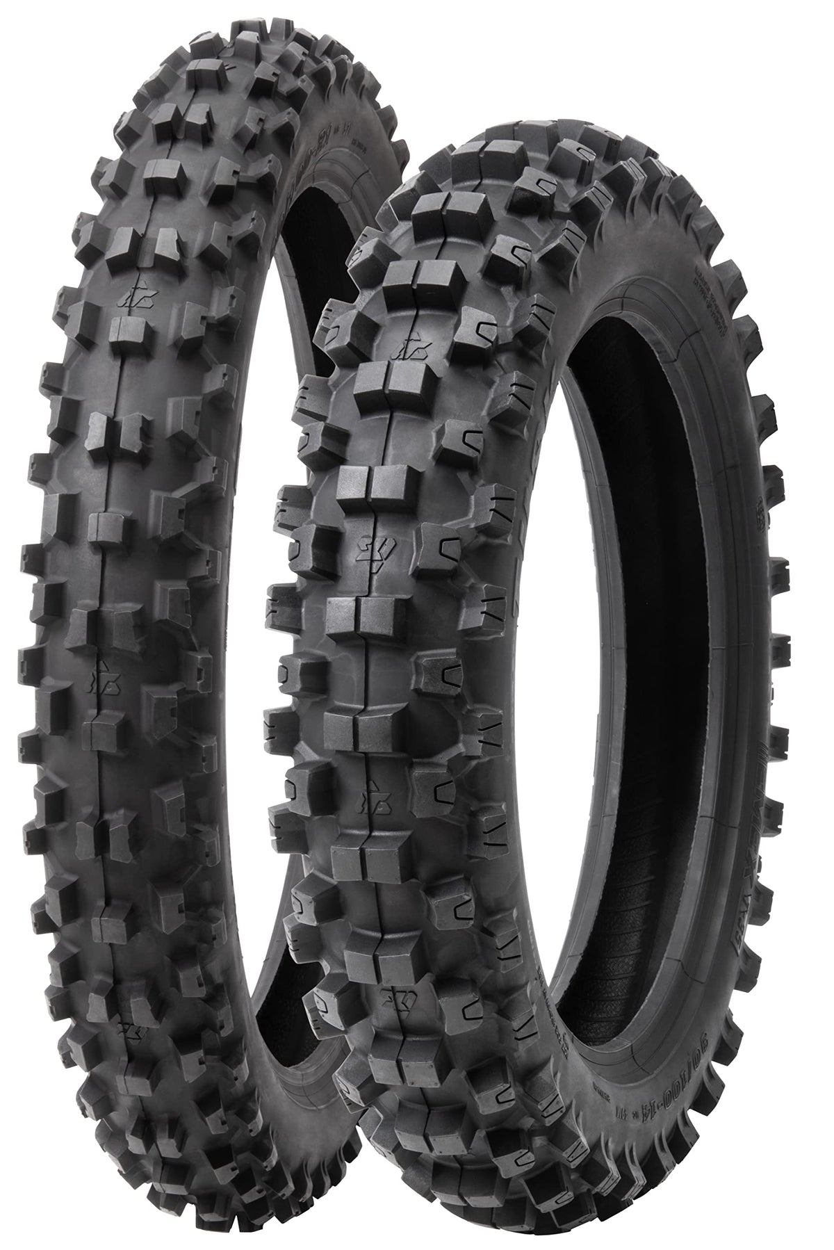 Tusk Emex T-35 Soft/Intermediate Terrain Dirt Bike Front And Rear Tire Set (80/100X21 & 100/90X19)