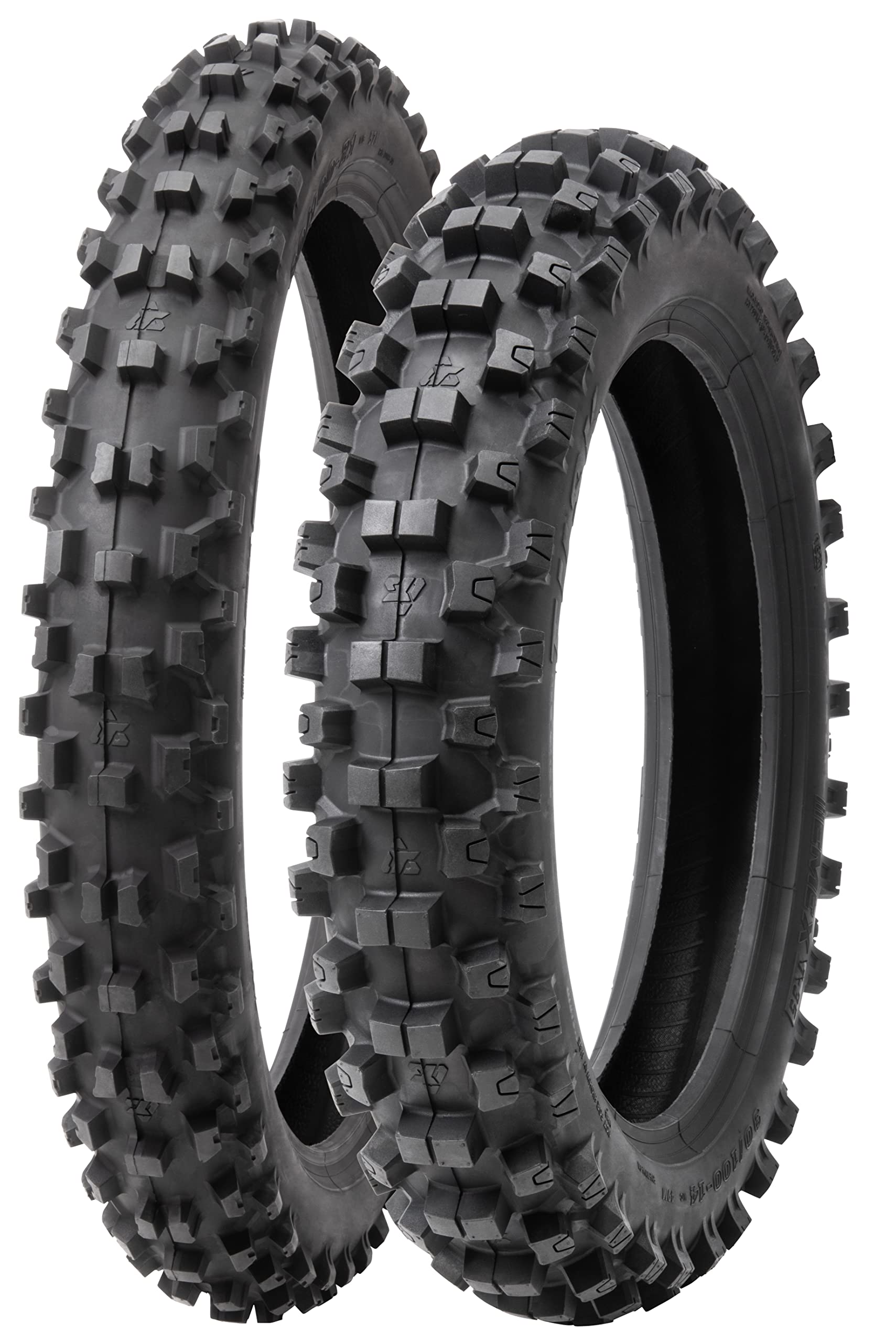 Tusk Emex T-35 Soft/Intermediate Terrain Dirt Bike Front And Rear Tire Set (70/100X19 & 90/100X16)