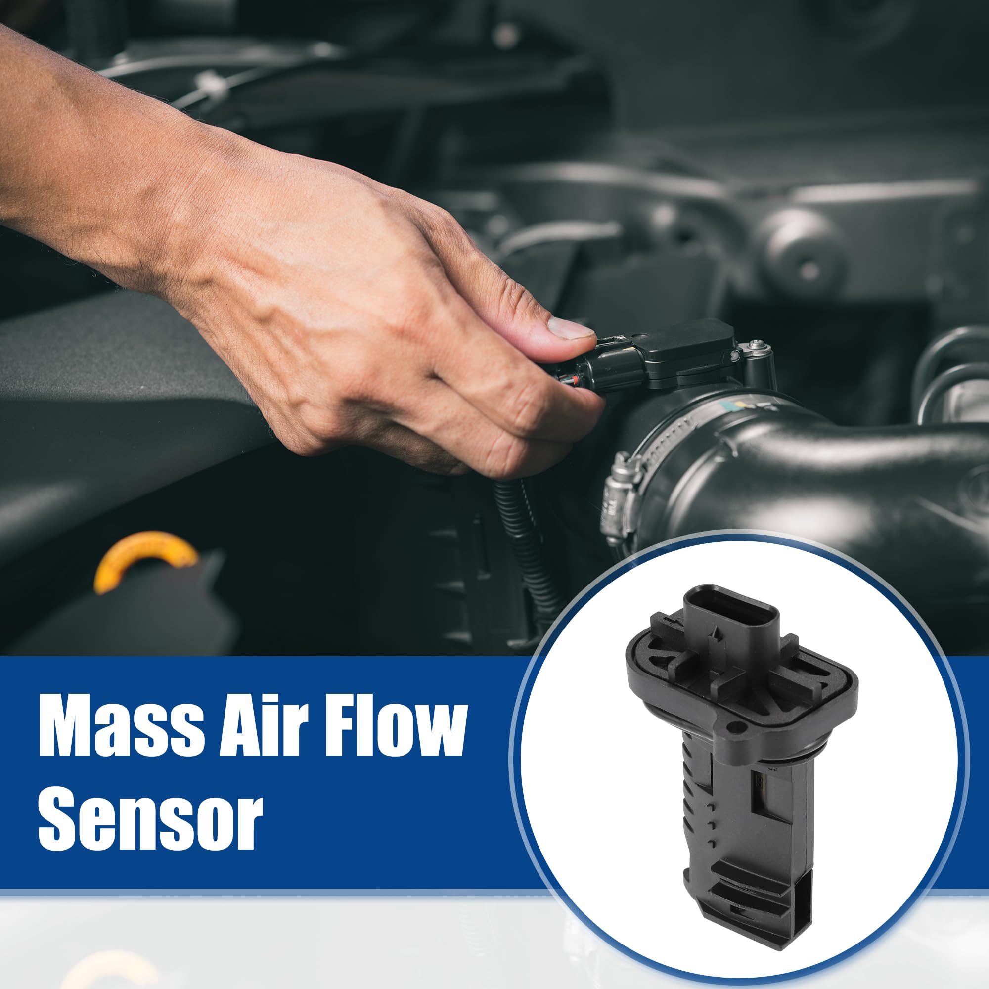 ACROPIX Car Mass Air Flow MAF Sensor Replacement Fit for BMW 320i 2013-2018 for BMW 328i 2012-2016 No.13627602038 - Pack of 1