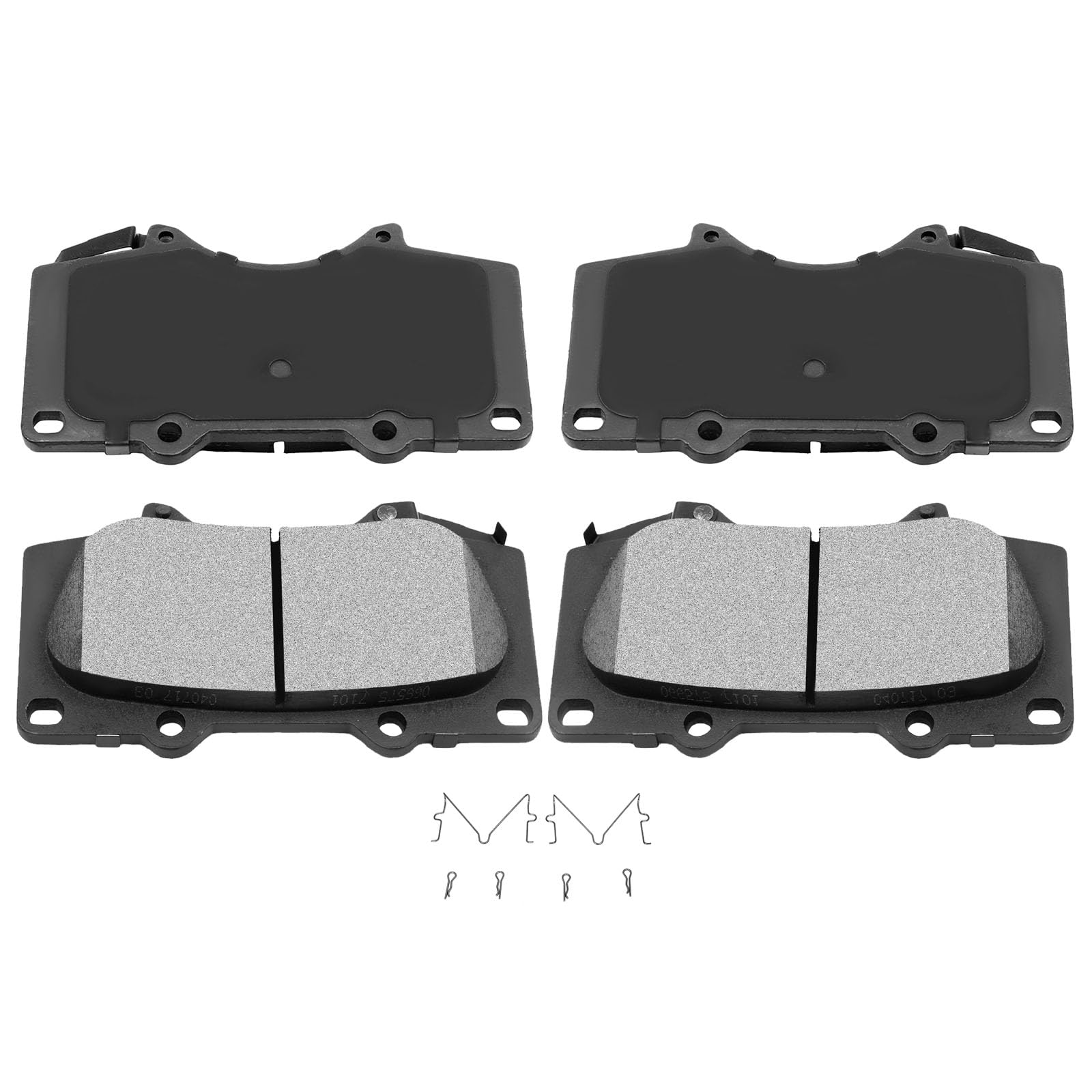 Automuto 4Pcs Front Ceramic Disc Brake Pads Set D976 For Lexus Gx460 Gx470 For Toyota For 4Runner Fj For Cruiser For Sequoia For