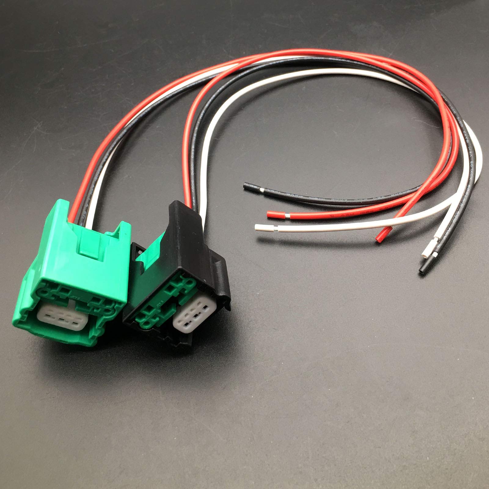 IBVIBV 2PCS Connector Harness Plug Replacement for Nissan Infiniti - Copper, Compatible with Camshaft & Crankshaft Sensors