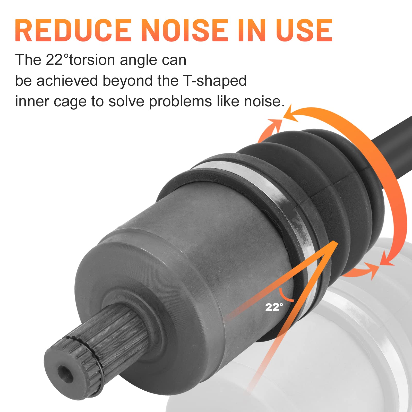 Front CV Axle Shaft for Polaris Sportsman 400 450 500 700 800 HO X2 2006 2007 2008 2009 2010 2011 2012 2013 2014 2015 2016 2017