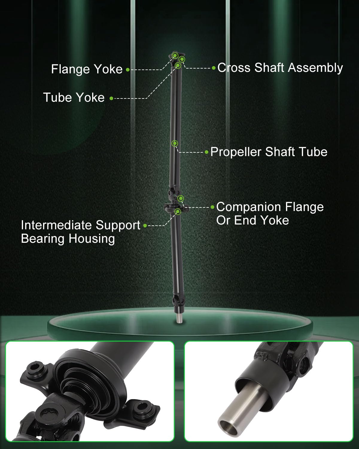 Scitoo 60.125'' Rear Drive Shaft Assembly Propeller Shaft Compatible For Saab 9-2X 2005-2006,For Subaru Impreza 1995-1997 2002-2