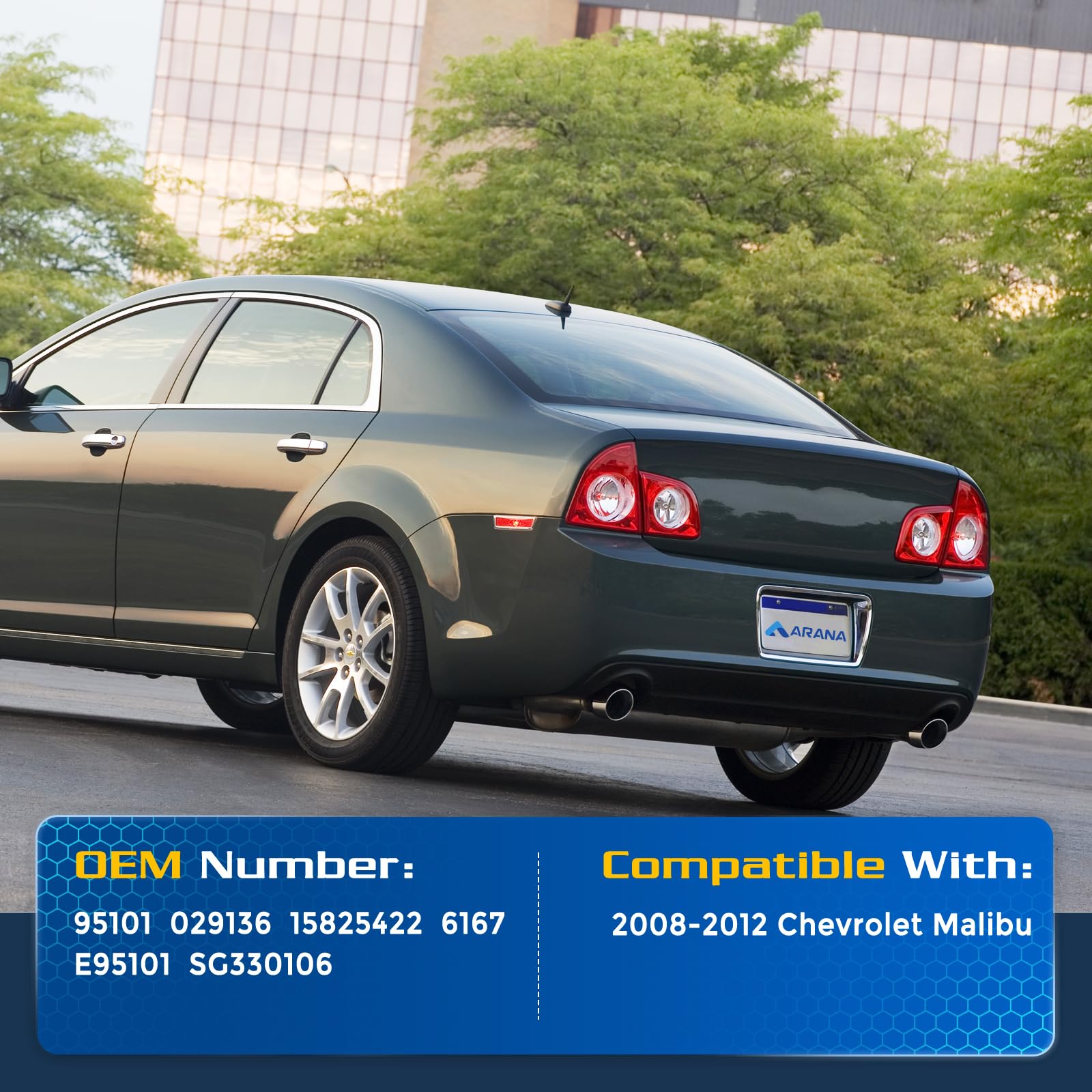 Arana Trunk Struts Lift Support For Chevrolet Malibu 2008-2012, Rear Hatch Replacement Shocks Fits 2008-2012 Chevrolet Malibu Ba