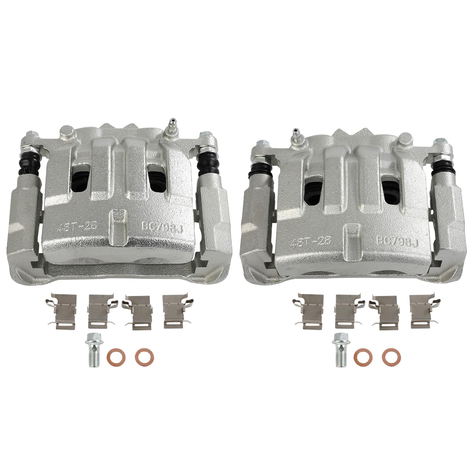 SCITOO Front Brake Calipers With Bracket 18B5508 18B5509 Compatible For Jeep For Cherokee 2014-2022