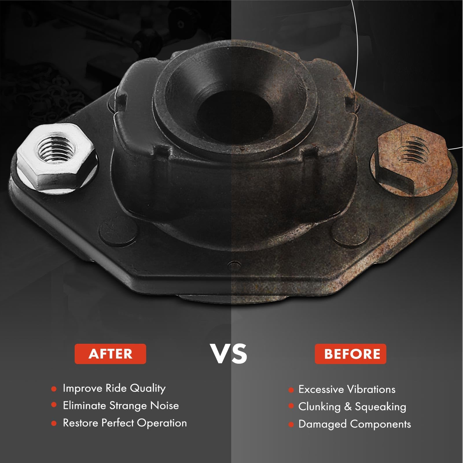 A-Premium Rear Driver or Passenger Side Suspension Strut Mount Compatible with BMW 325i 325xi 328i 328xi 330i 330xi 335d 335i xDrive 335xi 128i 135i X1