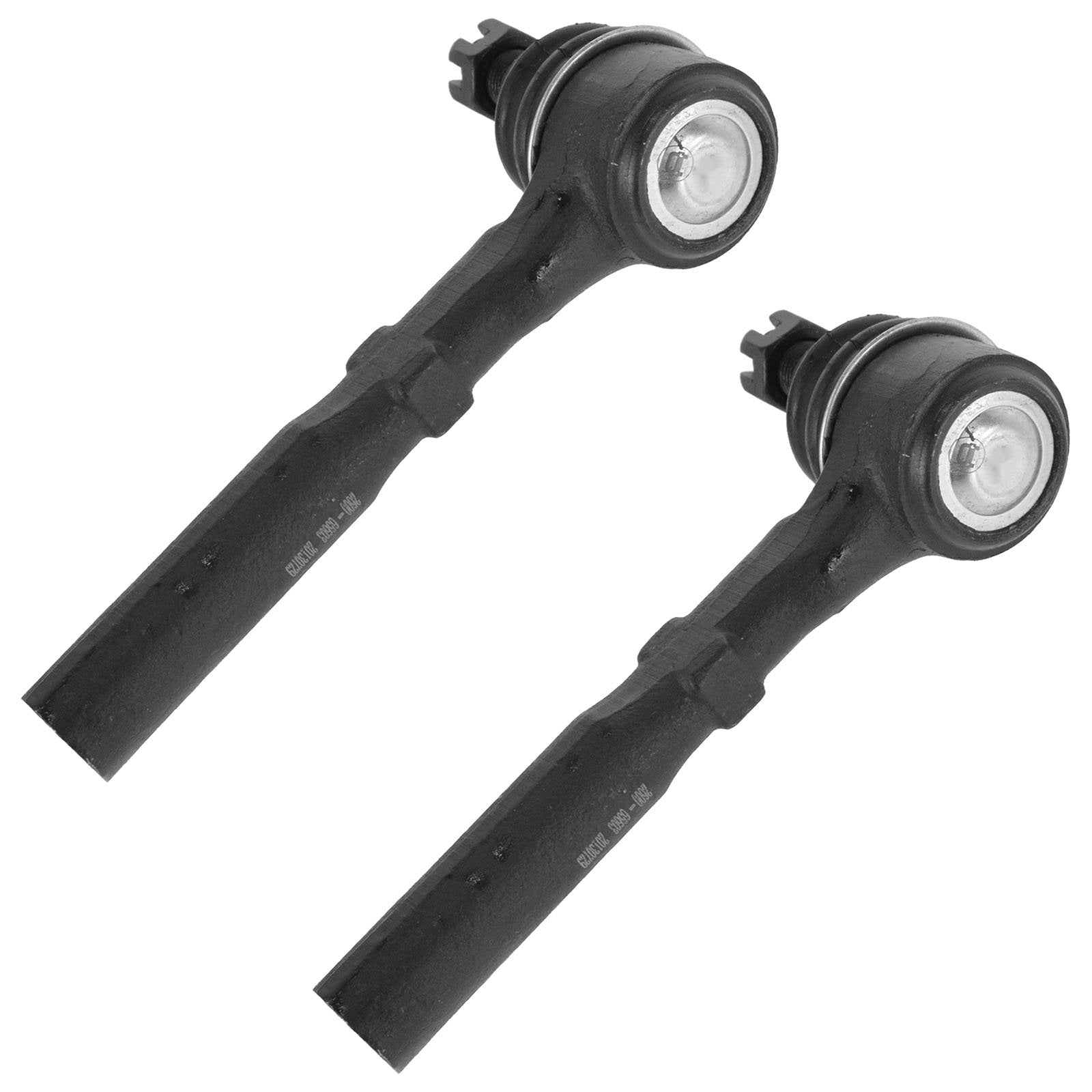 Trq Front Tie Rod Set Compatible With 1995-2005 Chevrolet Cavalier Pontiac Sunfire