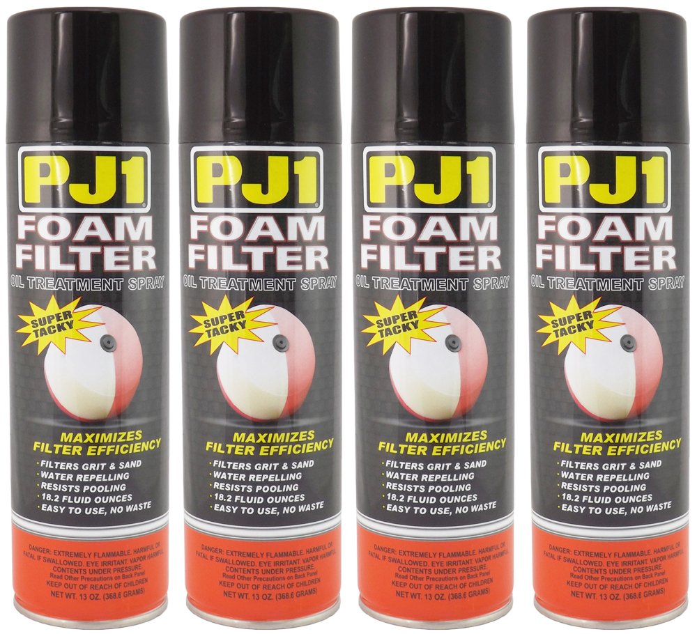 Pj1 5-20-4Pk Foam Air Filter Oil, 52 Oz, 4 Pack