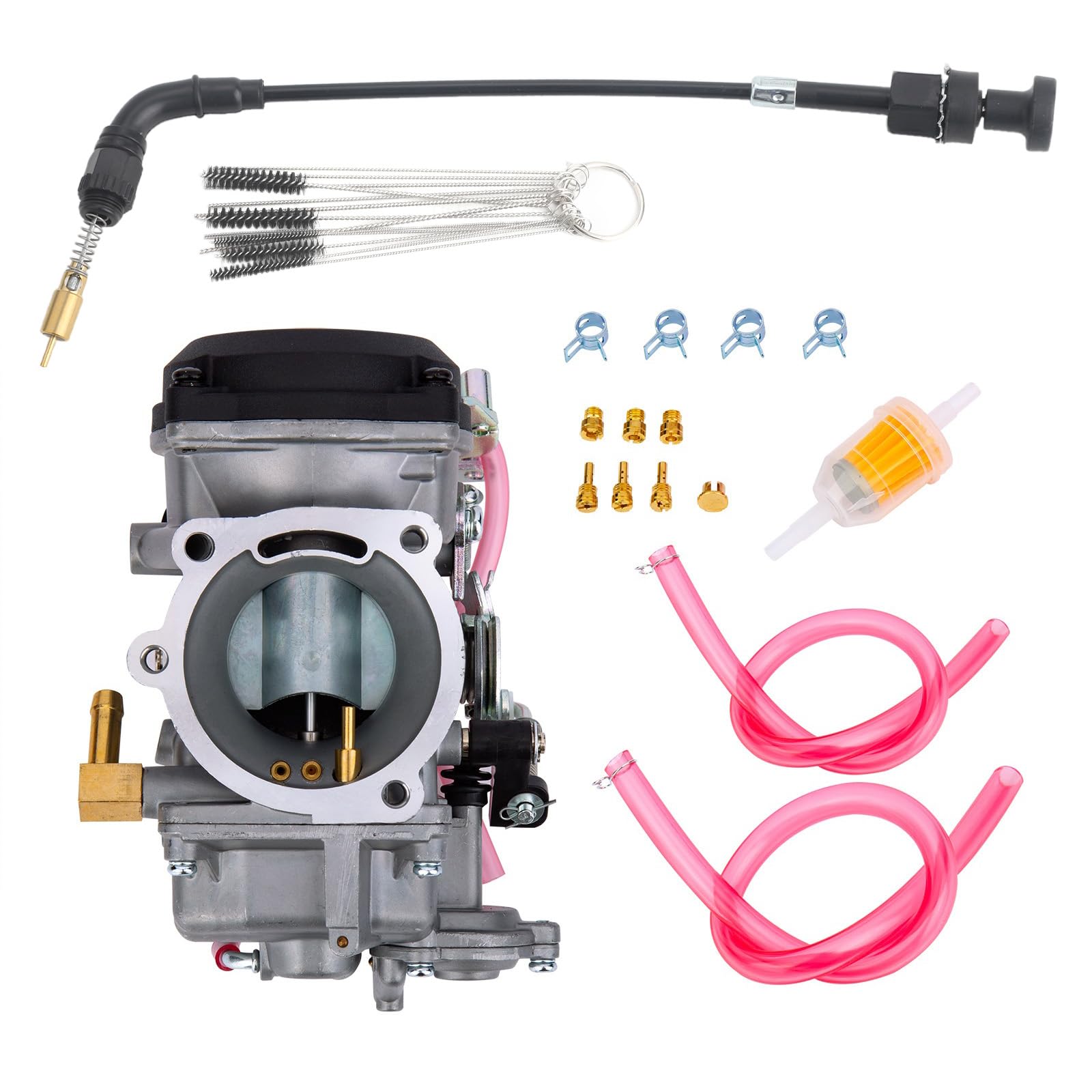 Cv40 Carburetor With Choke Cable Fits Harley Davidson Dyna Electra Glide Fatboy Softail Sportster 1200 Xlh1200 Sportster 883 Xl883 Xlh883