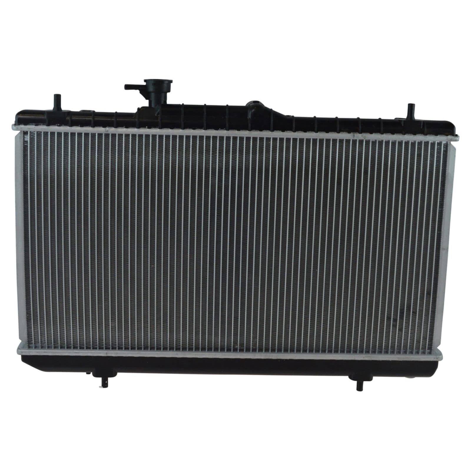Trq Radiator Assembly Aluminum Core Compatible With 00-05 Hyundai Accent Cu2338 Hy3010142