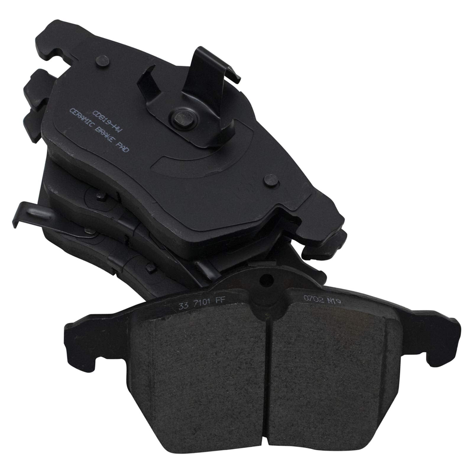 TRQ Front Brake Pads Ceramic Compatible with 1999-2003 Saab 9-3 1999-2005 9-5 2001-2002 Saturn L100 2001-2003 L200 2001-2005 L30