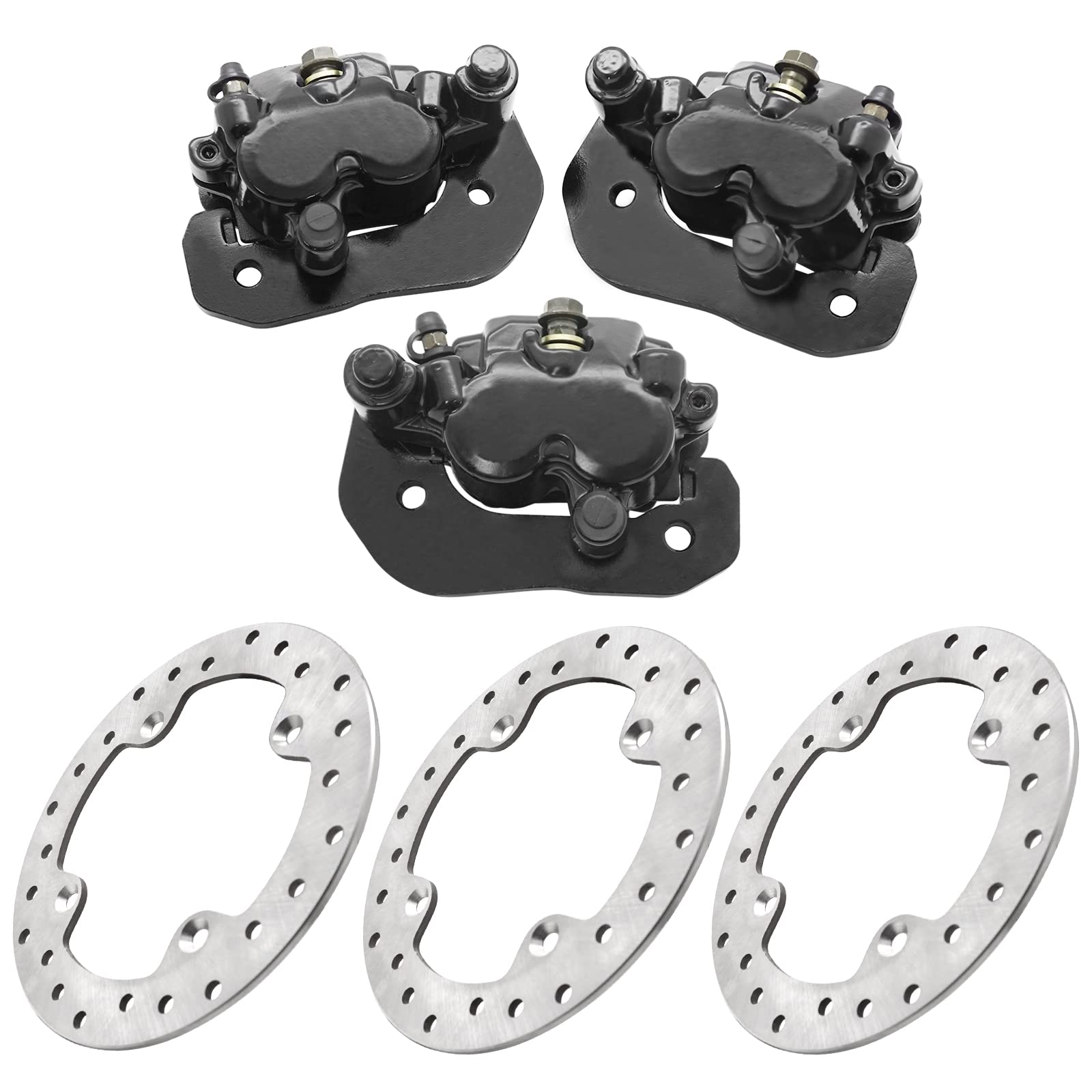 M Mati Front Left Right & Rear Brake Calipers For Can Am Outlander Renegade 1000 850 800 650 570 500 450 Max 6X6 705600862 70560