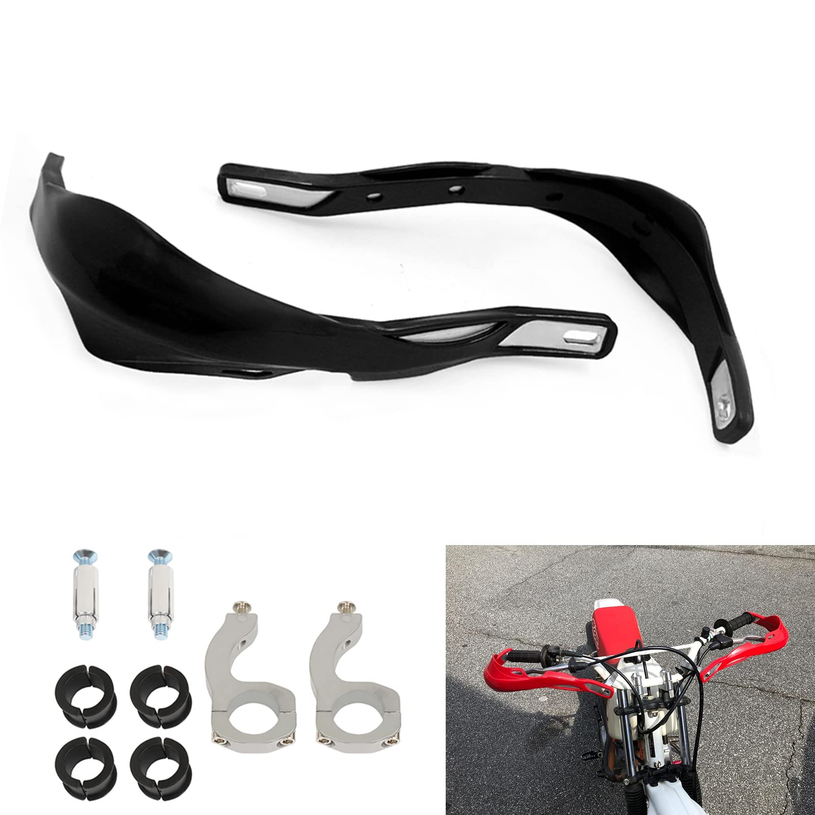 Universal Motorcycles Handguards Handlebar Hand Brush Guards Handle Protector Windshield Crash Protector Replacement For Honda M