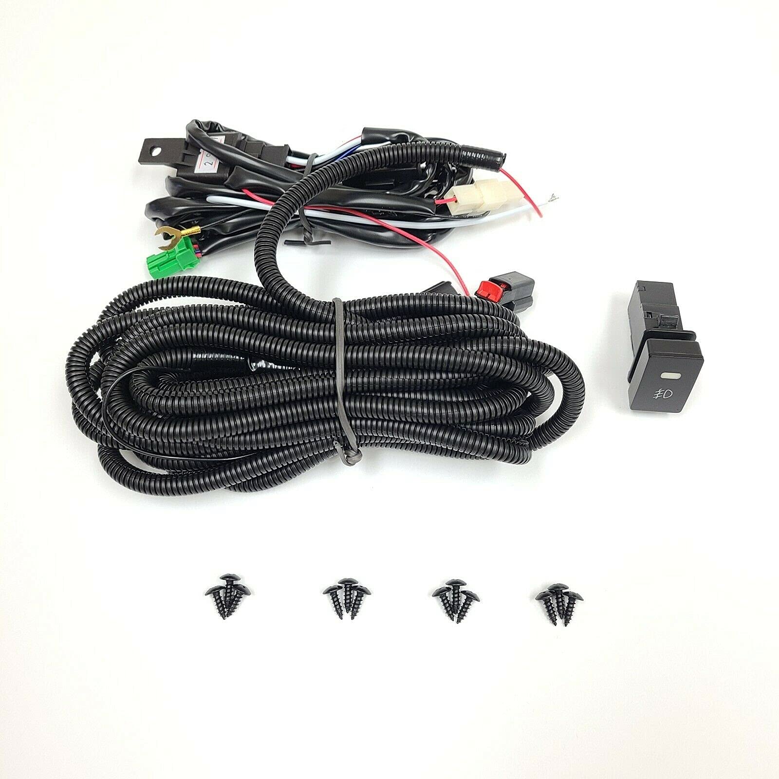 Ledin Fog Lights Kit Compatible For 2020 2021 Honda Cr-V Crv, Oe Style Clear Lens Built-In Led Fog Lamps Assembly Ho2593147 Ho2592147 Ho1039151 Ho1038151