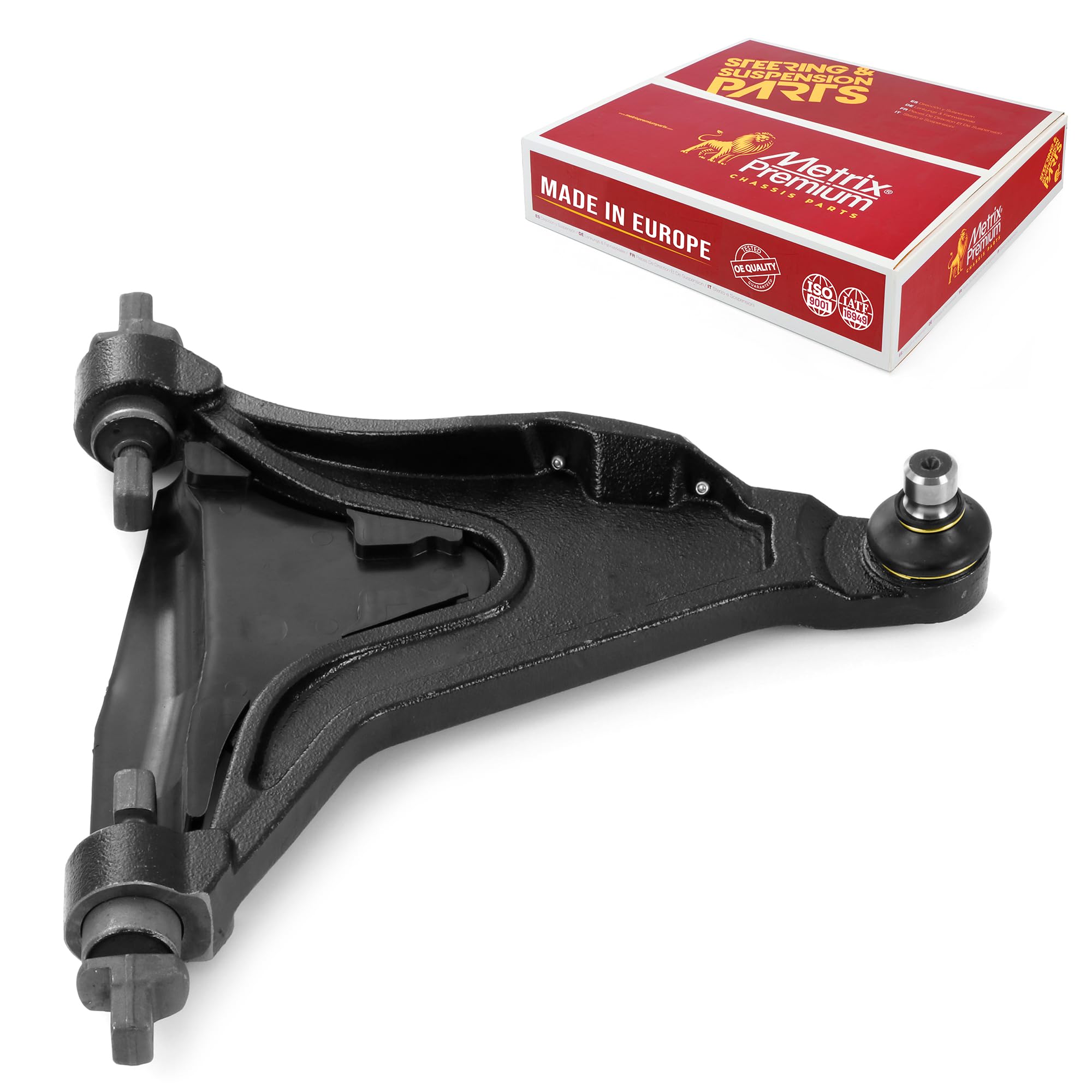 Metrix Premium Chassis Parts - Front Right Lower Control Arm W Ball Joint & Bushing Assembly Fits 1998-2000 Volvo S70, 1998-2000