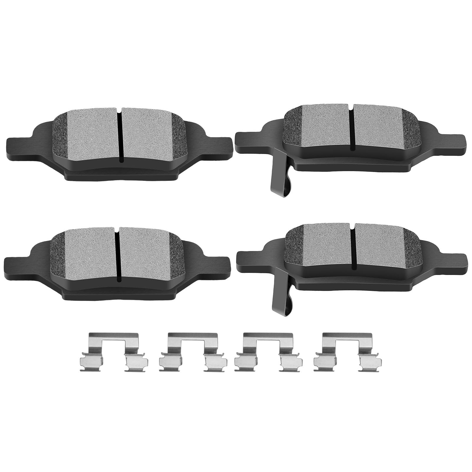 Scitoo D1033 Rear Semi-Metal Brake Pads Sets Fit For Chevy Cobalt/For Malibu/Hhr,For Pontiac G5 / G6 / Pursuit,For Saturn Aura 2
