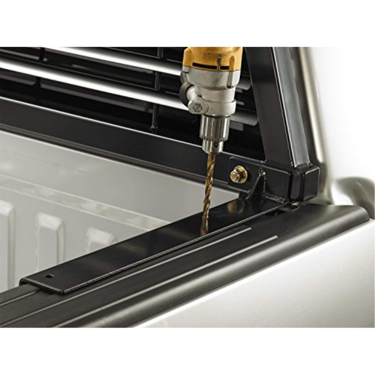 Realtruck Backrack Hardware Kit For Use W/ 21'' Toolbox, Low Profile, Black, N | 30124Lp | Fits 2020-2025 Chevrolet/Gmc Silverad