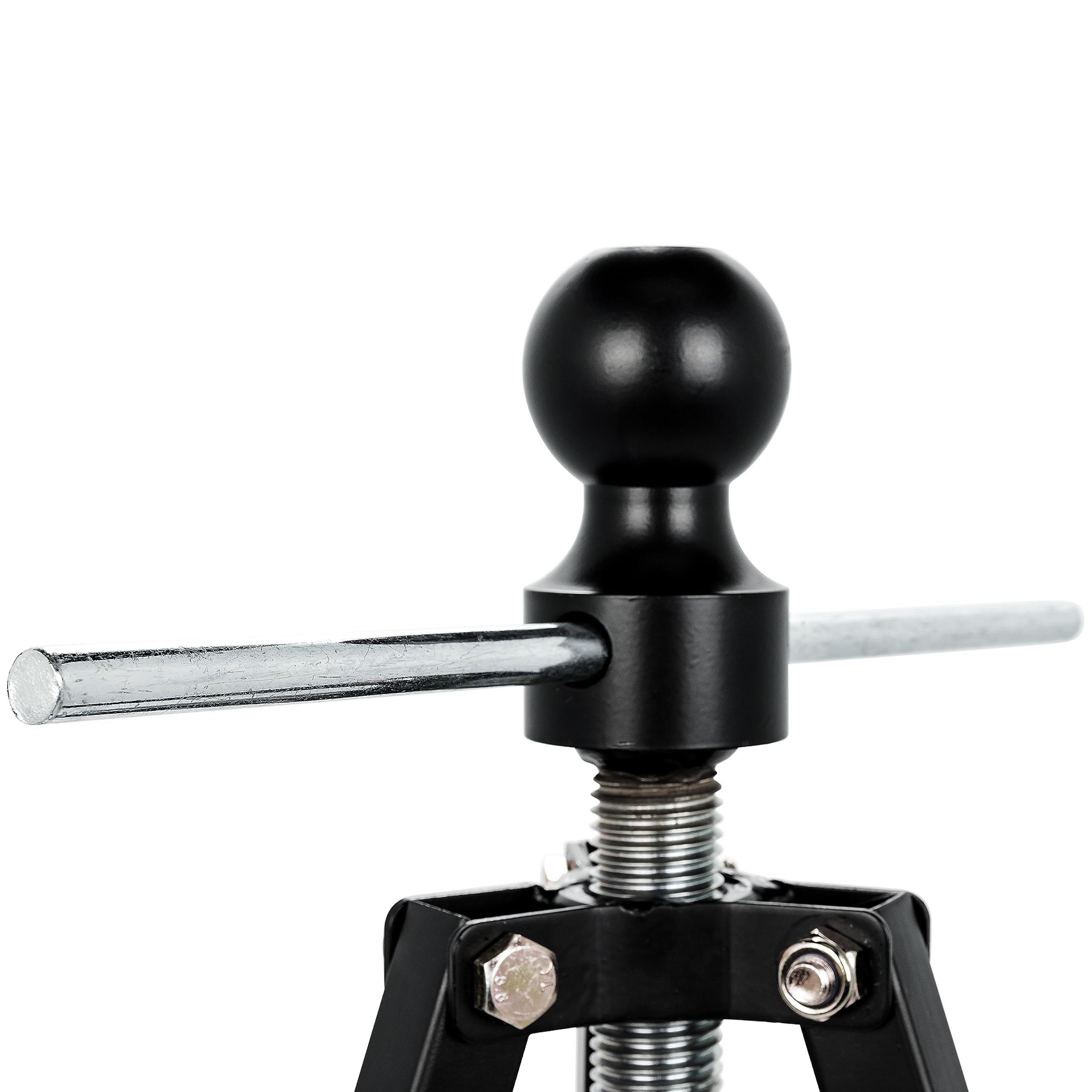 Camco Eaz-Lift Camper & RV Gooseneck Stabilizer Tripod Jack - Reduces Movement on 5th Wheel Trailers - Features Adjustable Heigh