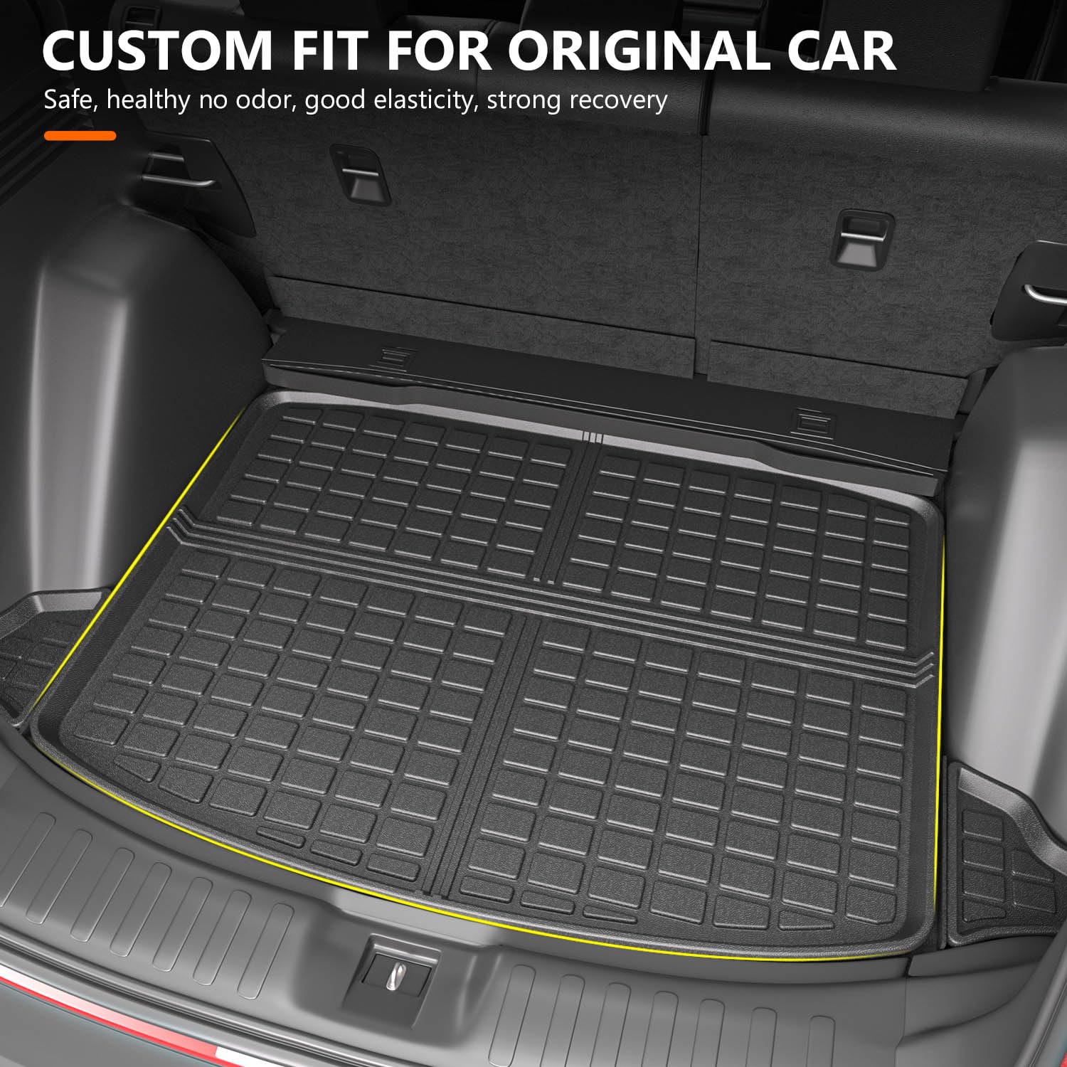 Powoq Fuel Trunk Mat Compatible With 2017-2022 Honda Crv Cargo Mat All Weather Cargo Liner Replacement For 2017-2019 2020 2021 2