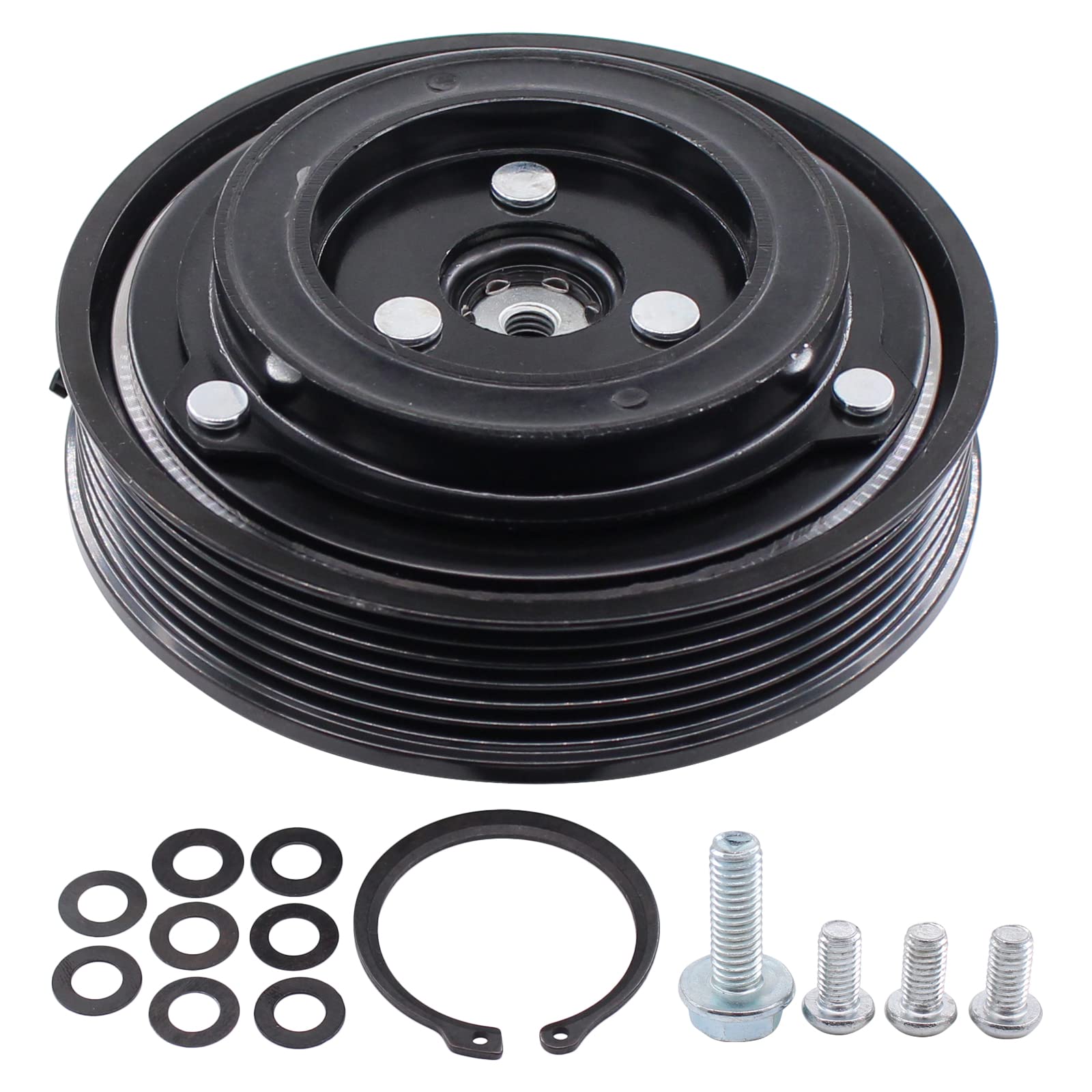 ApplianPar AC Compressor Clutch Assembly for Nissan Rogue 2008-2013, Rogue Select 2014-2015