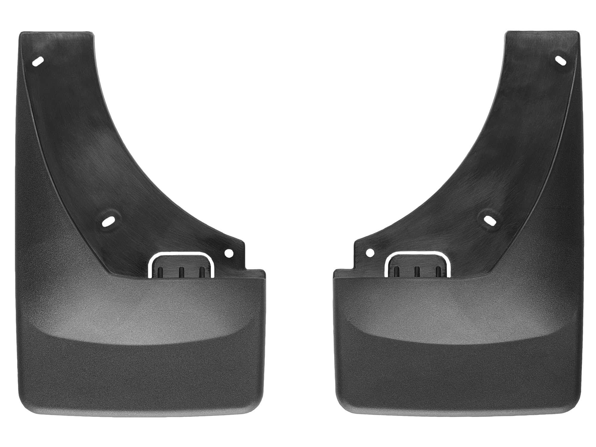 WeatherTech Custom No Drill Splash Guard MudFlaps for Avalanche, Escalade EXT - Rear Pair (120016), Black