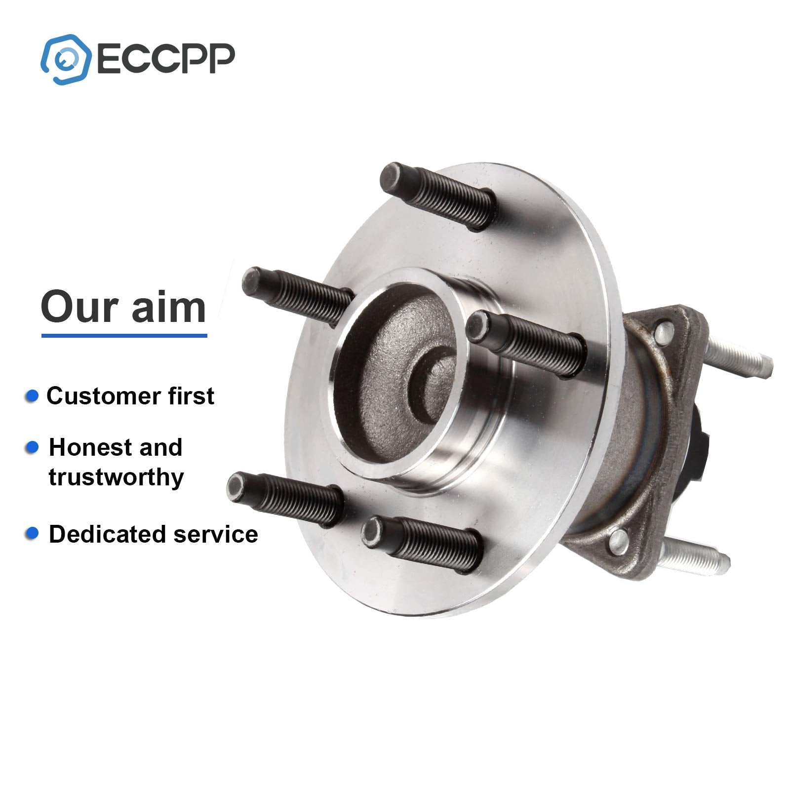 ECCPP Replacement for Wheel Bearing and Hub Assembly For Chevrolet Malibu 2004-2007/ Pontiac G6 2005-2007/ Saturn Aura 2007 Whee