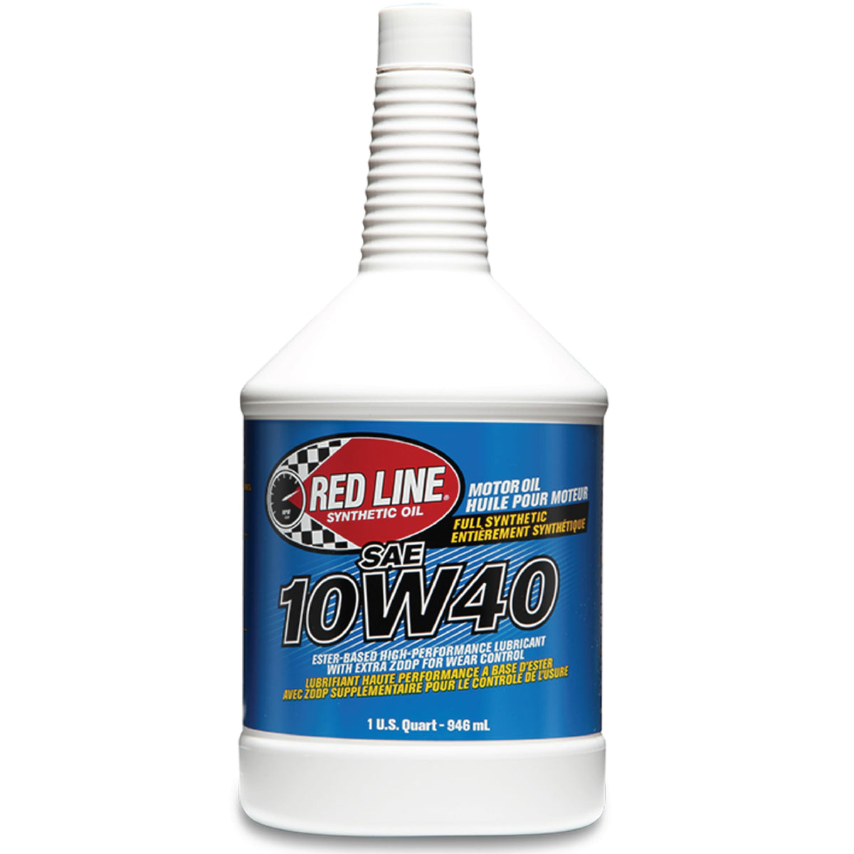 Red Line (11404) Sae 10W40 Fully Synthetic Motor Oil - 1 Quart (12 Pack)