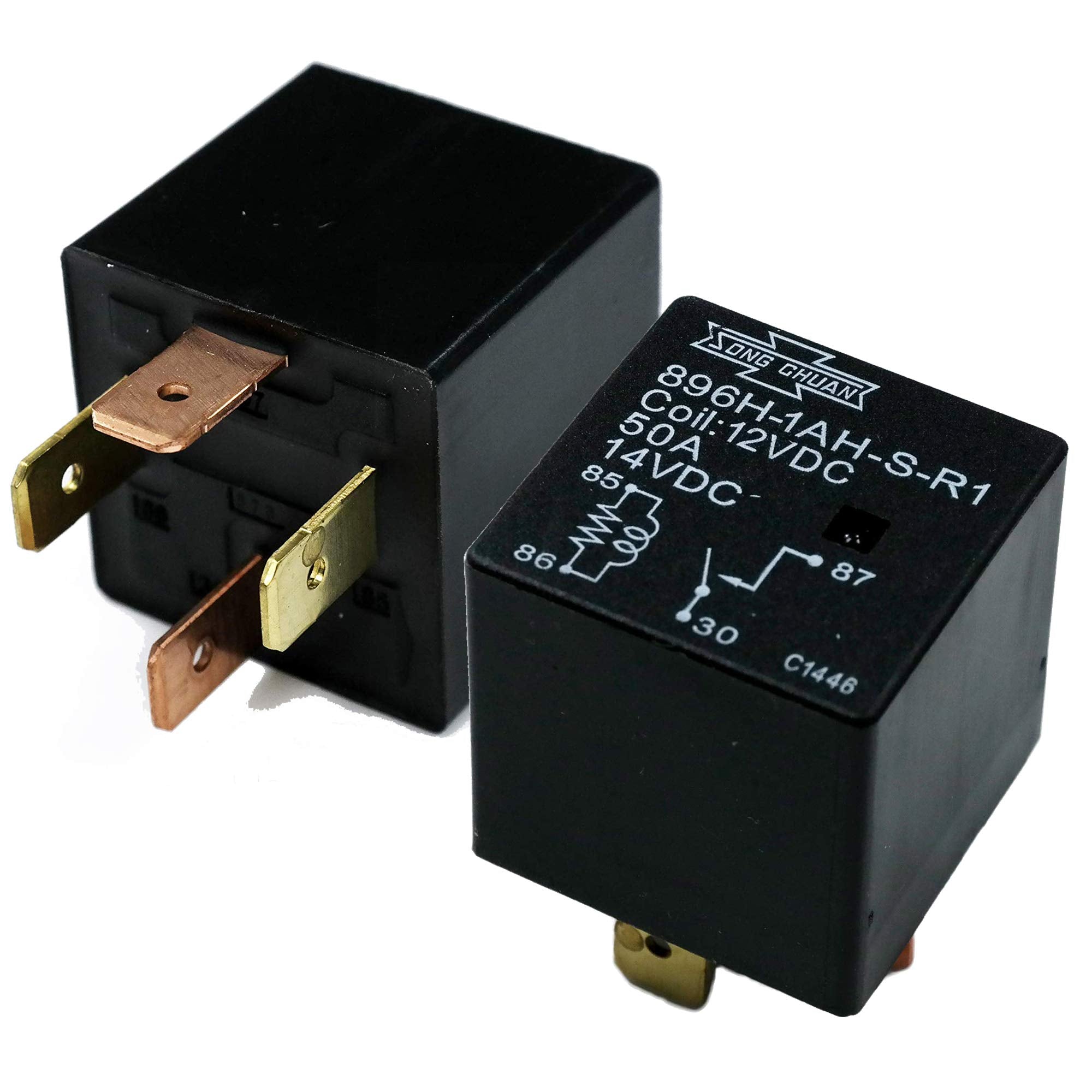 Song Chuan Relay For Polaris Sportsman Ranger 400 500 700 800 50A Relay 50 Amp, 4011141 (Pack Of 2)