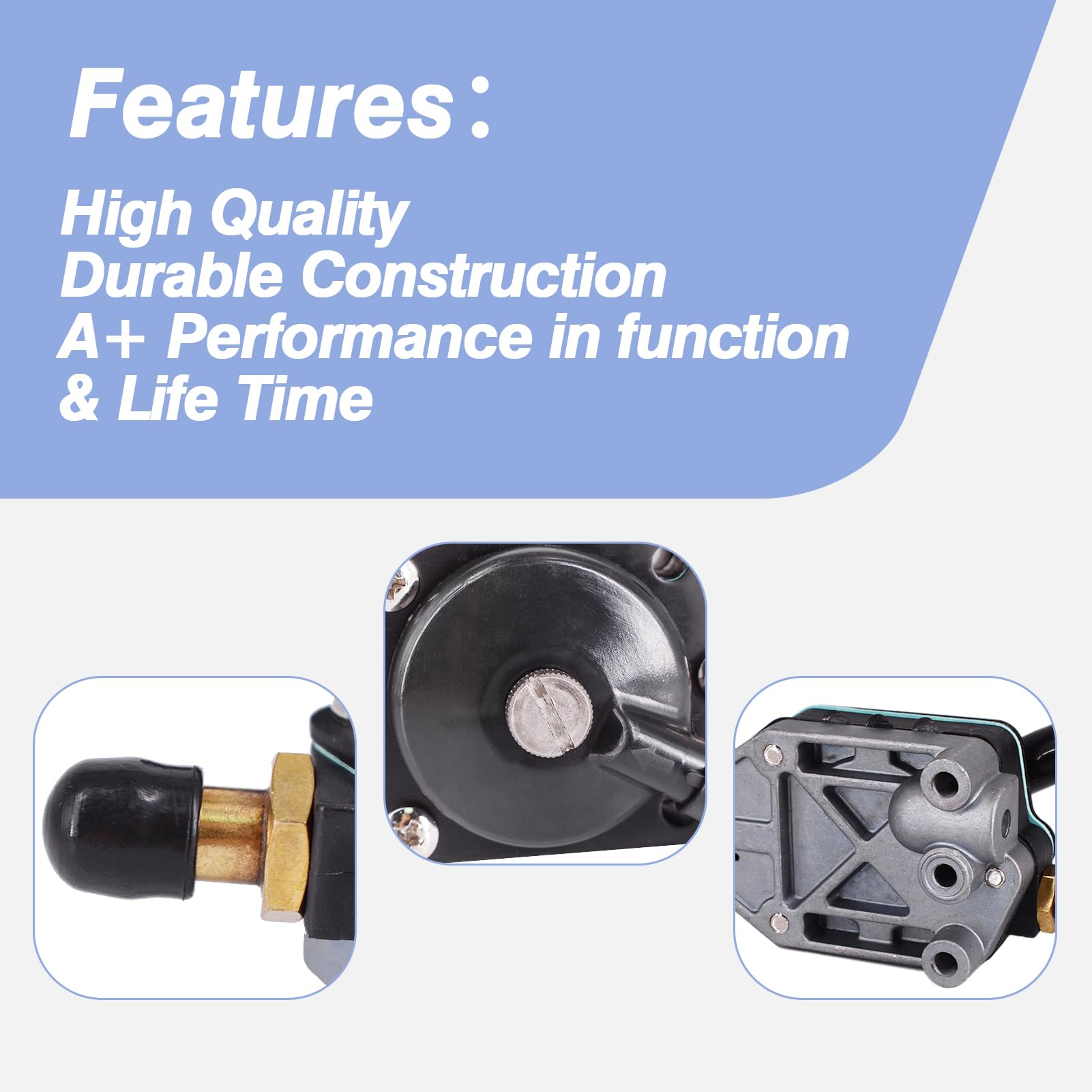 438559 Fuel Pump Fits For Johnson Evinrude OMC BRP Boat Motor Outboard 25 35 50 65 70 75 85 88 90 100 105 115 125 135 140 HP Rep