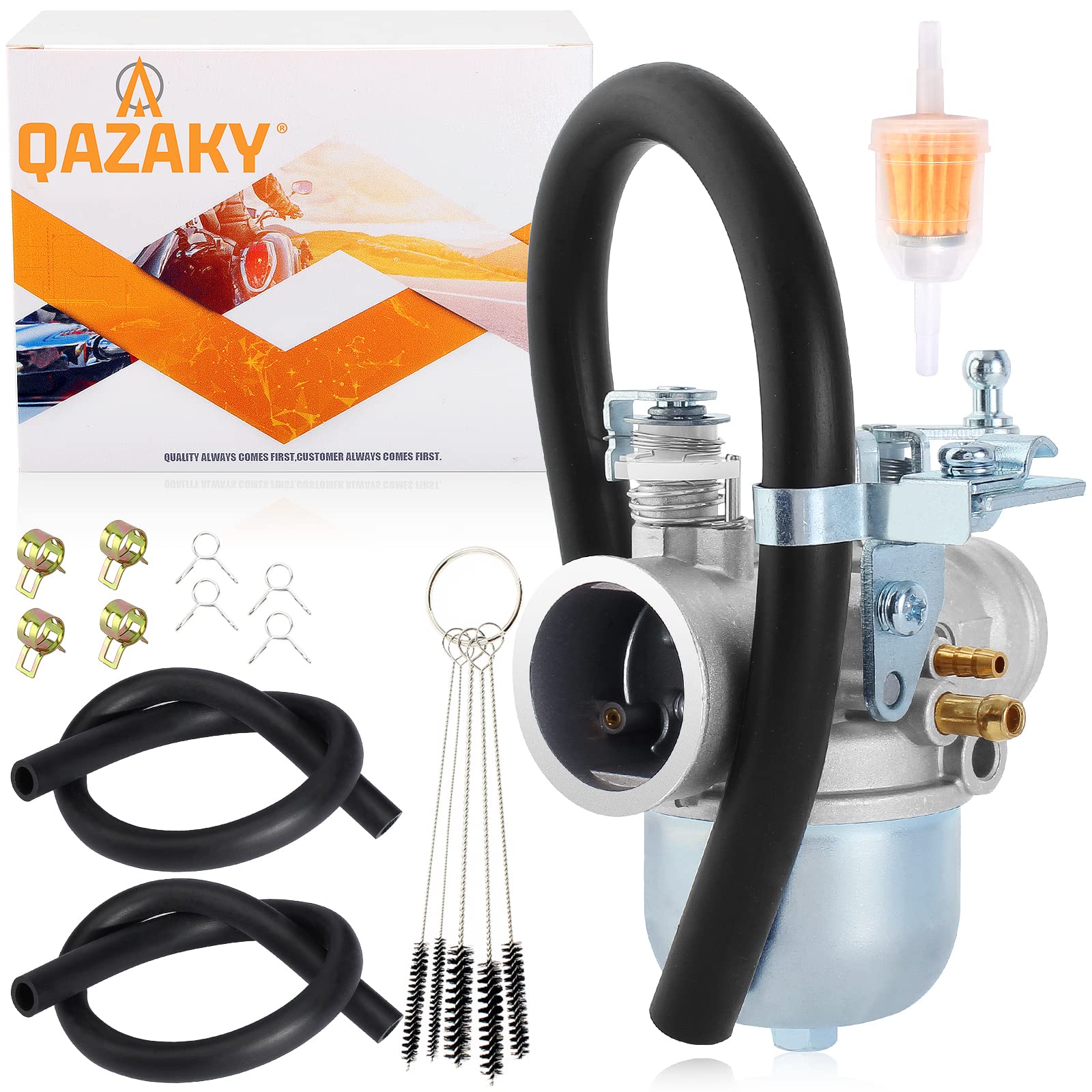 QAZAKY Carburetor Compatible with Yamaha G1 Golf Cart Gas 2-Cycle Engine J24-14101-01 J24-14101-00 Carb 1989 1988 1987 1986 1985